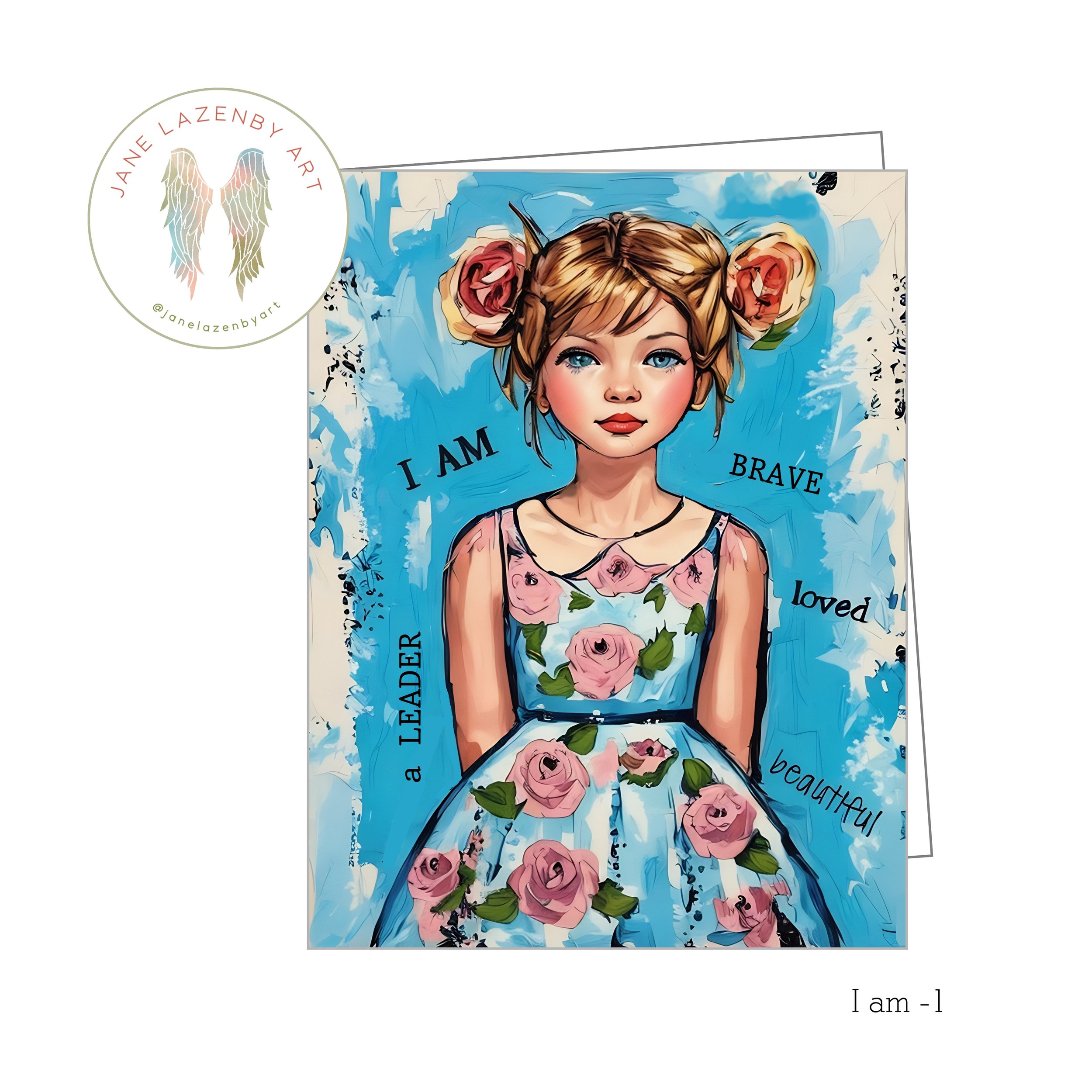 Encouragement cards, "I Am"