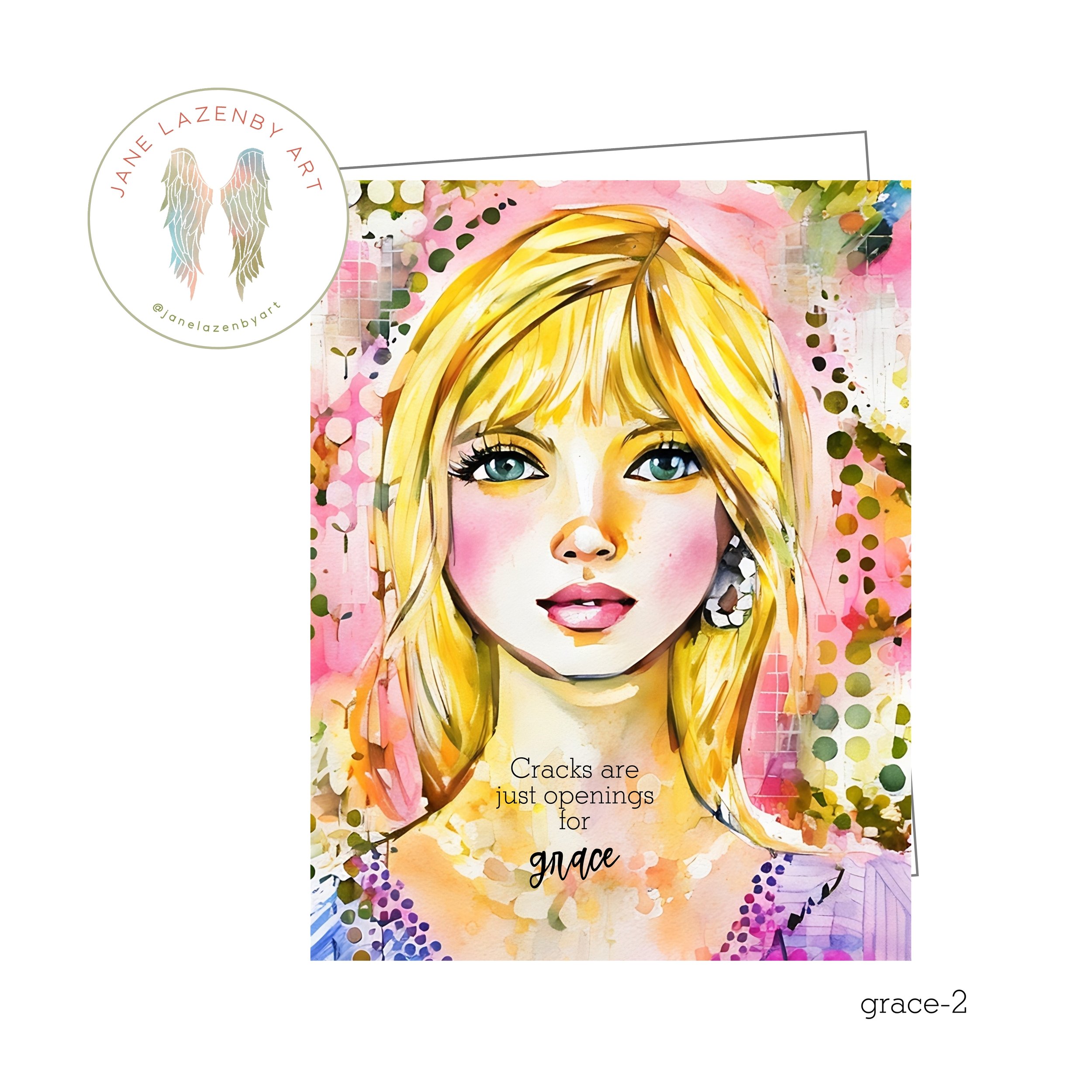 Encouragement cards, "Grace"