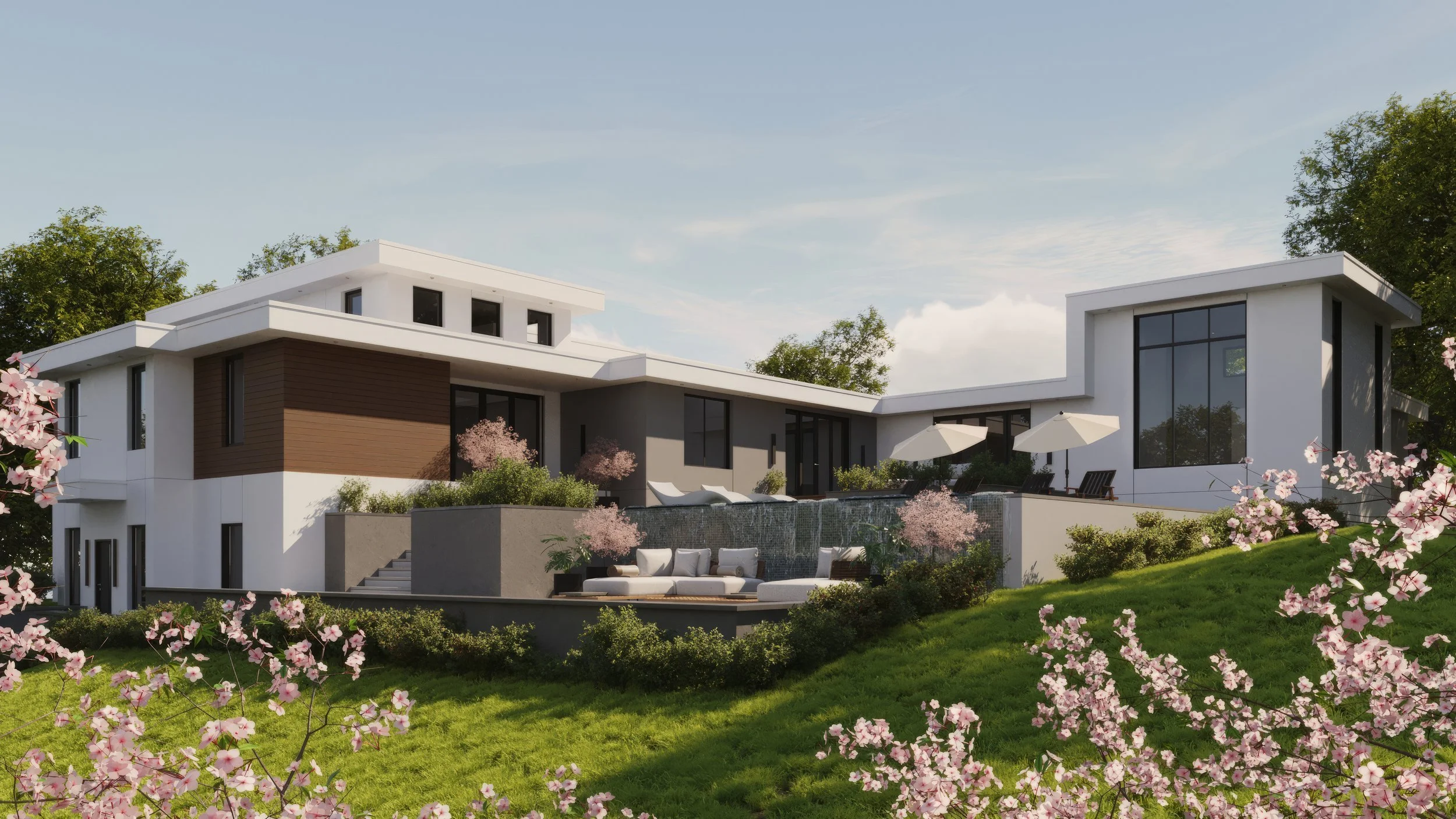 Stunning Indoor Outdoor Living Space Design image