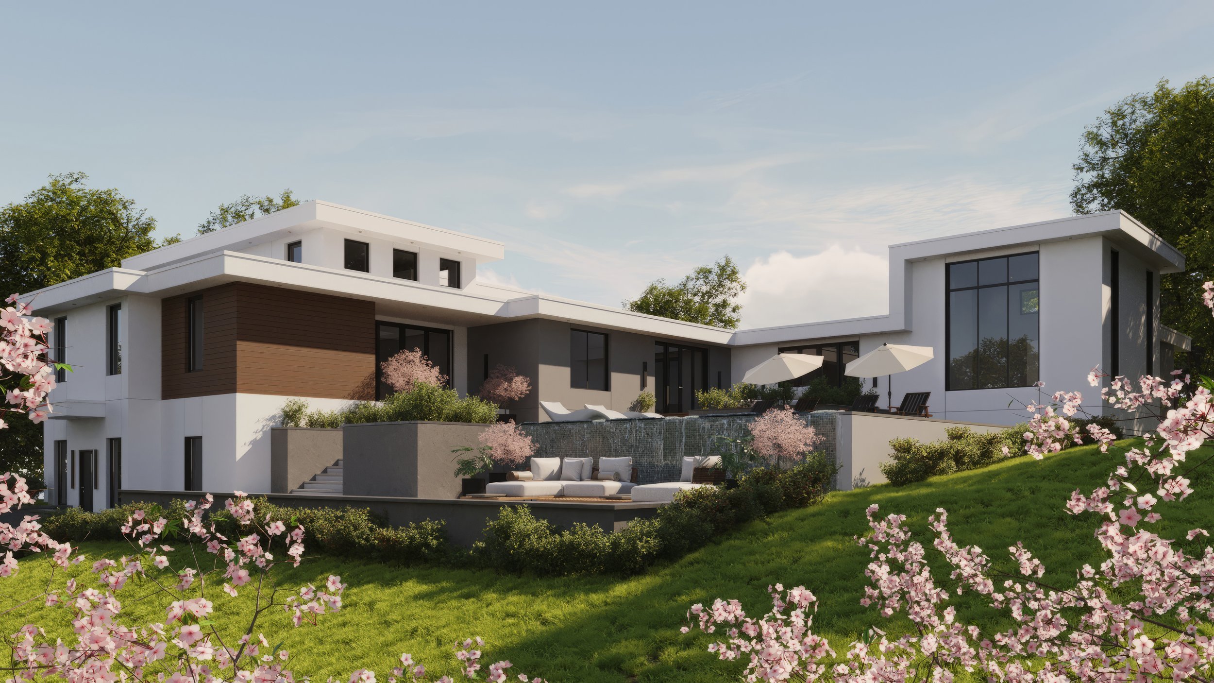 Stunning Indoor Outdoor Living Space Design image