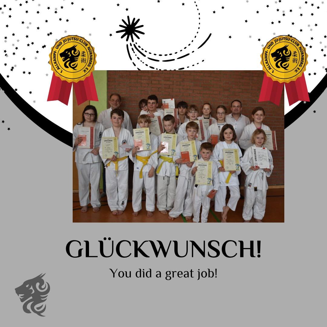 Herzlichen Gl&uuml;ckwunsch! Unser Nachwuchs hat gestern sein K&ouml;nnen zur Schau gestellt. Alle unsere Pr&uuml;flinge haben bestanden! 🥋🎉

 #ajjc #jujutsu #selbstverteidigung #jjvb #selbstverteidigung