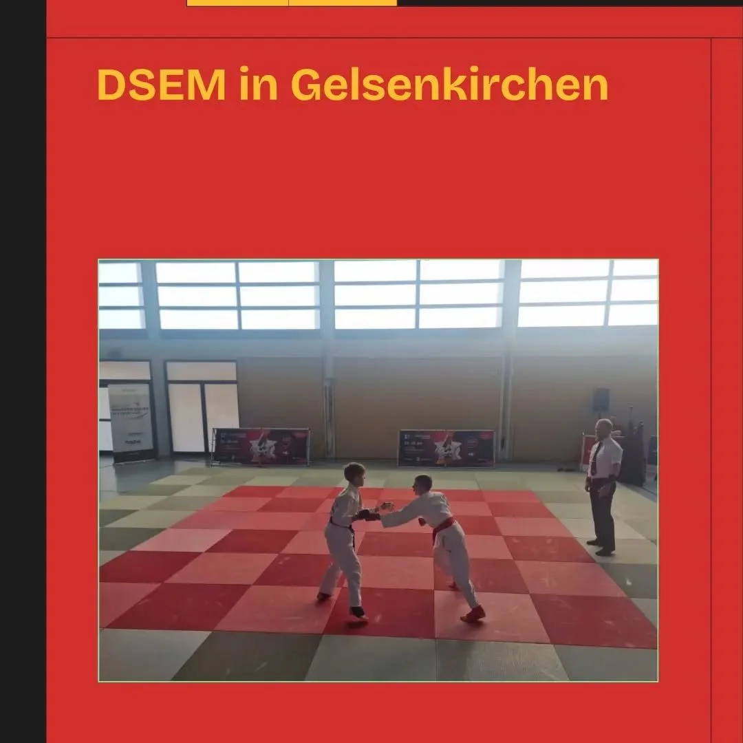 Am Wochenende (15.-17.5) stellte der 1.AJJC N&uuml;rnberg 8 K&auml;mpfer, die an der DSEM teilnahmen💪. Das Ergebnis kann sich auf jeden Fall sehen lassen🔥🏅

🏅 Jan
🥉 Lorenz, Johanna
4. Jan, Ben, Paul
5. Hannah, Luca
7. Lorenz

Unsere Leistung tru