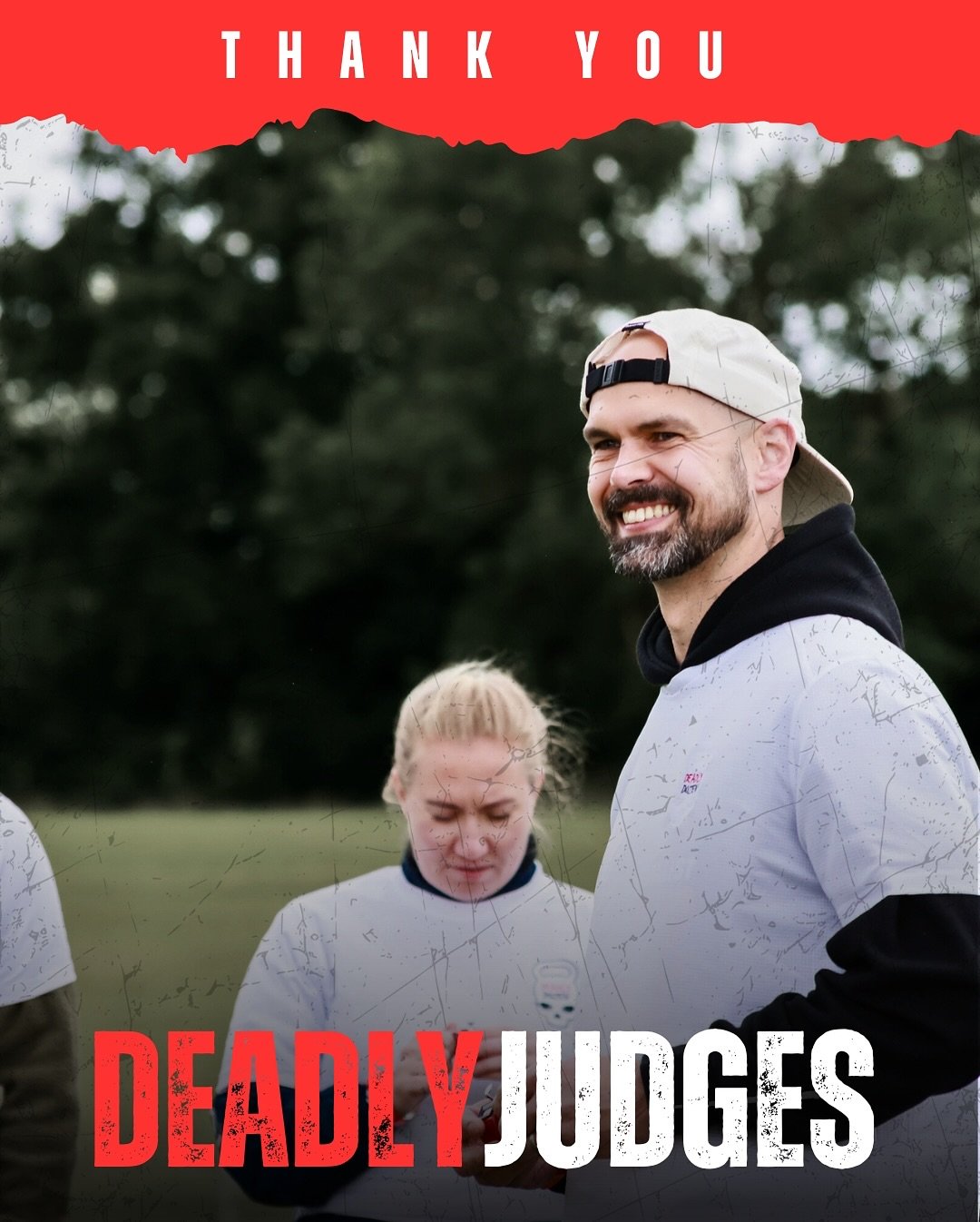 All smiles from our incredible team of judges. 😊
.
This team is the heartbeat of the race and we can&rsquo;t thank you guys enough for your tireles efforts and amazing enthusiasm. 💯
.
Thank you 🙏
.
#deadlydozen #fitnessracing #fitness #trainanywhe