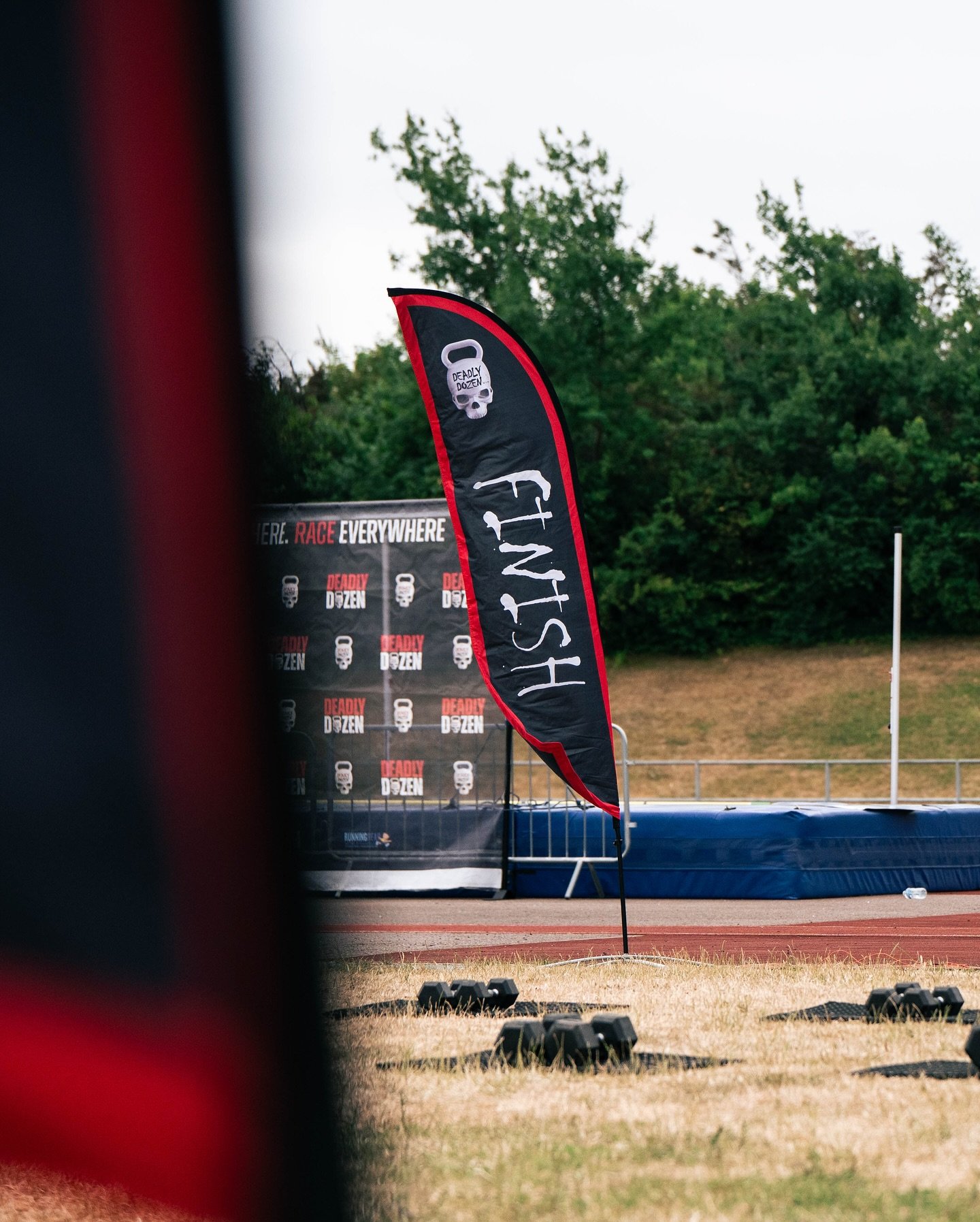 The finish line is waiting. 💪
.
.
#deadlydozen #fitnessracing #fitness #trainanywhereraceeverywher
