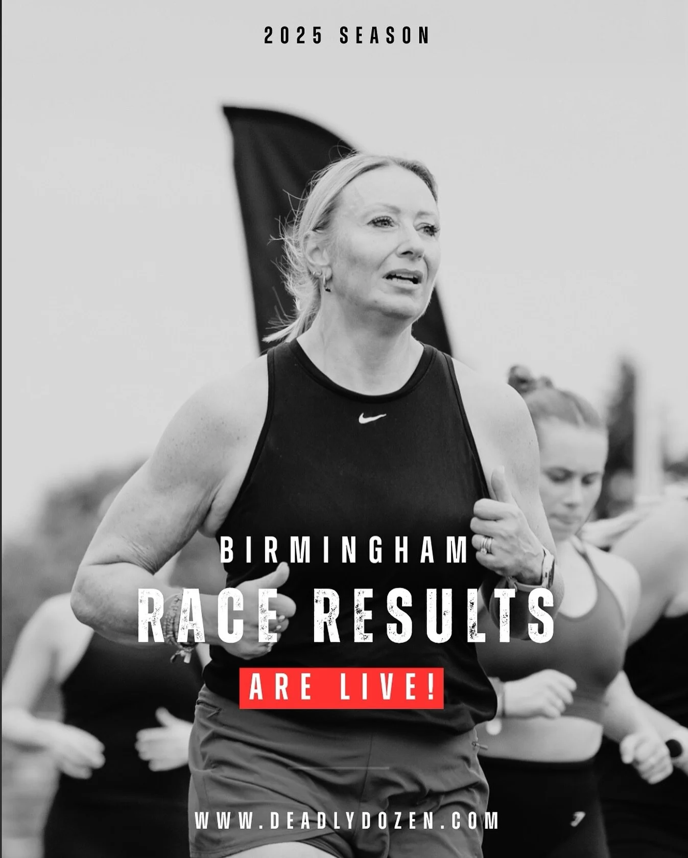 Birmingham results are in and the global leader board has been updated. 🔥

Head to https://www.deadlydozen.com/deadly-dozen-race-results to check your time, see where you rank, and find out how you stack up against racers from around the world. 🌍

