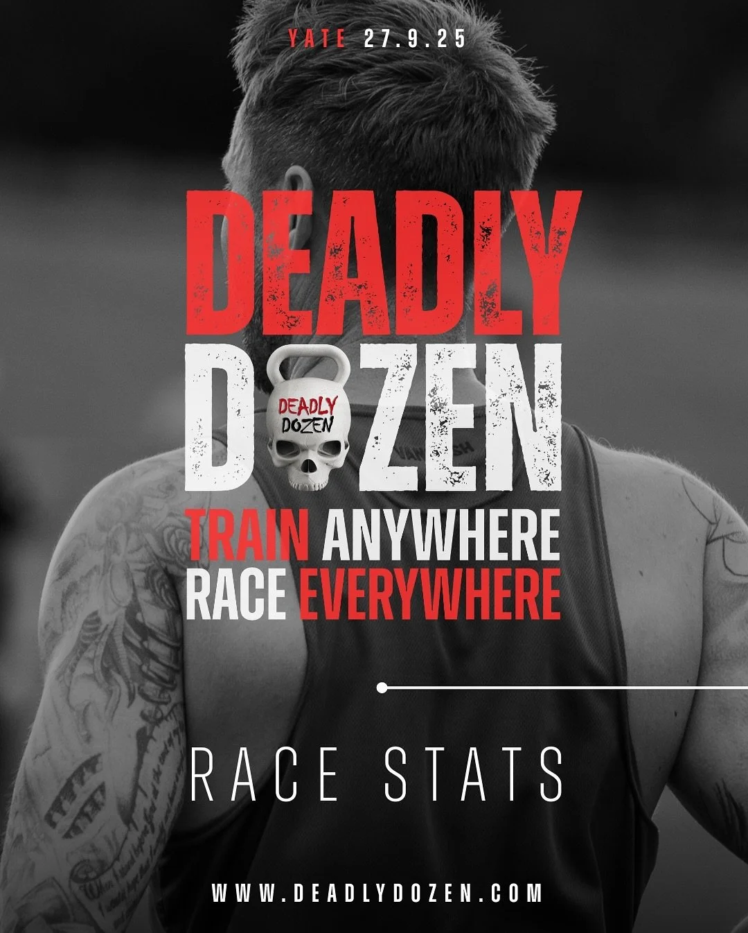 🔥 YOUR RACE BY NUMBERS &ndash; DEADLY DOZEN YATE 27.9.25 🔥

Here&rsquo;s how the numbers stacked up:

📊 Race Stats:
	&bull;	👟 554 Competitors
	&bull;	♂️ 39% Male | ♀️ 61% Female athletes
	&bull;	⚡ Fastest Run: 1.05 (Team Heard &ndash; Relay)
	&bu
