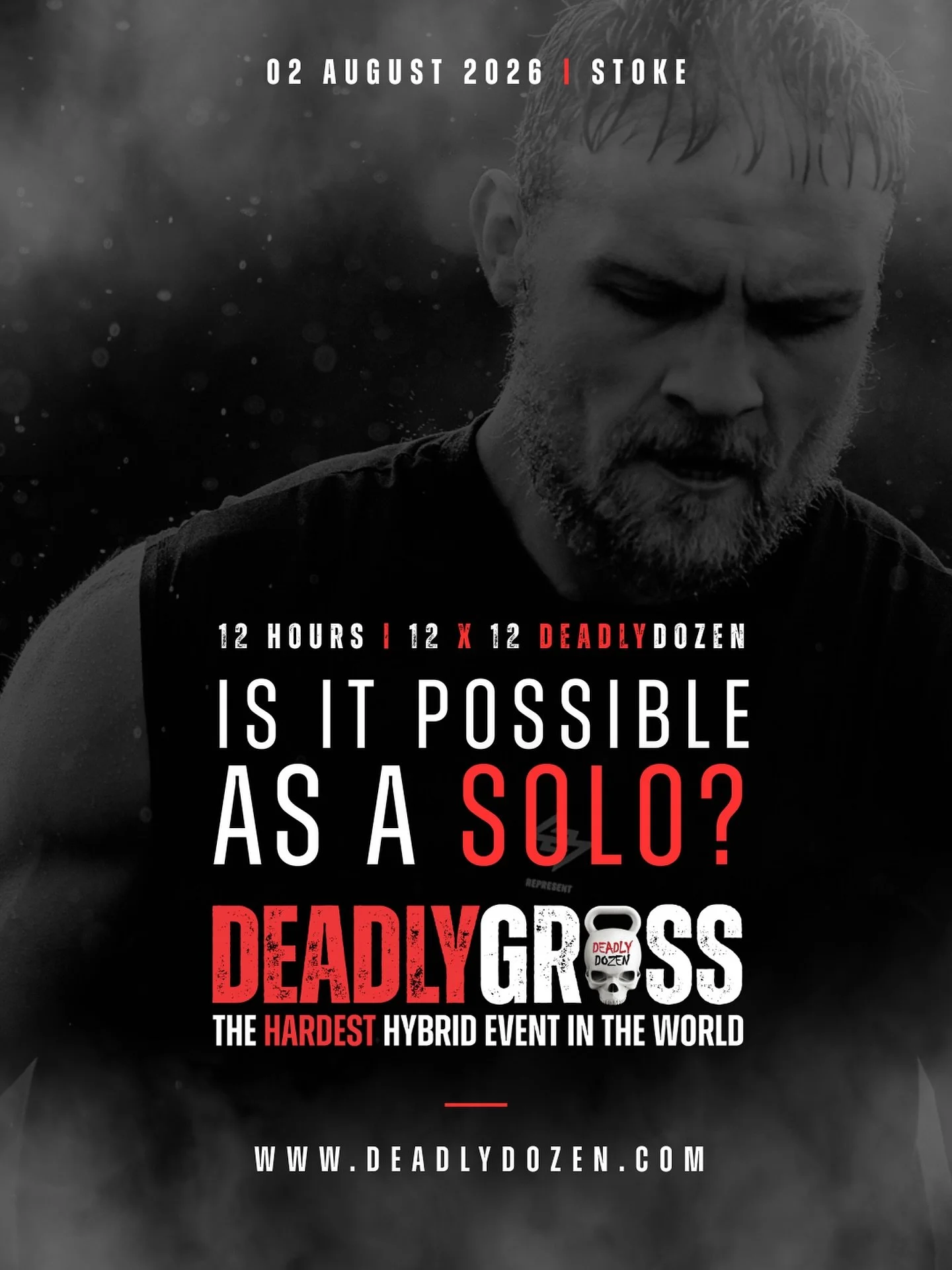 This will be the hardest hybrid event in the world. 
.
When we do the maths, a solo completion seems impossible. Is there anyone that could possibly do 12 Deadly Dozens in 12 hours?
.
A cash prize will be announced for the first person to manage it. 