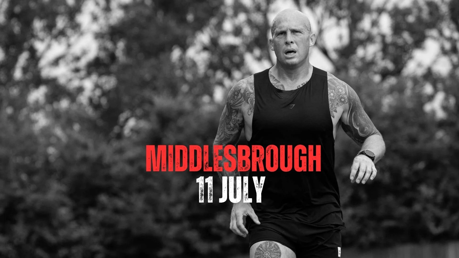Male athlete at Deadly Dozen Middlesbrough