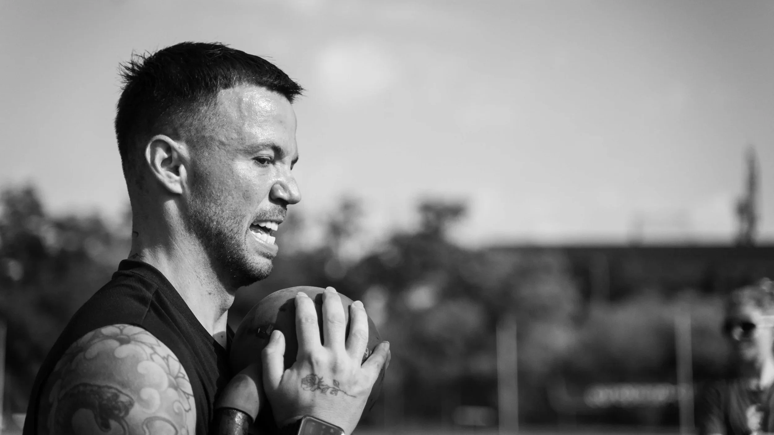 Deadly Dozen athlete with Kettlebell