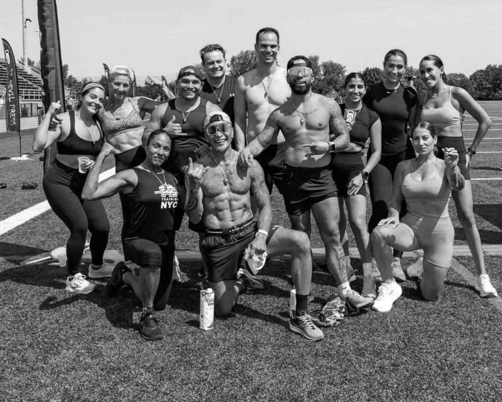 Community group of athletes