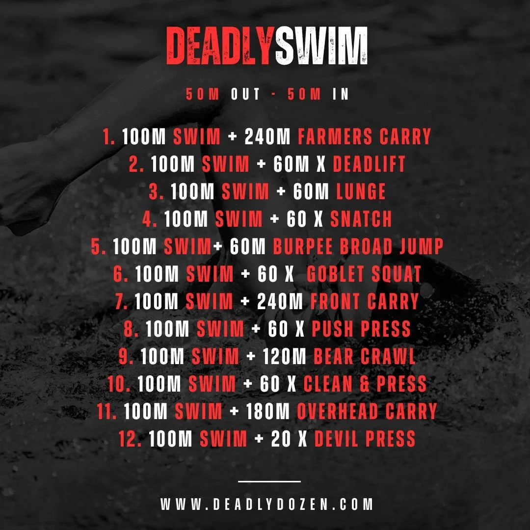 Deadly Swim Graphic