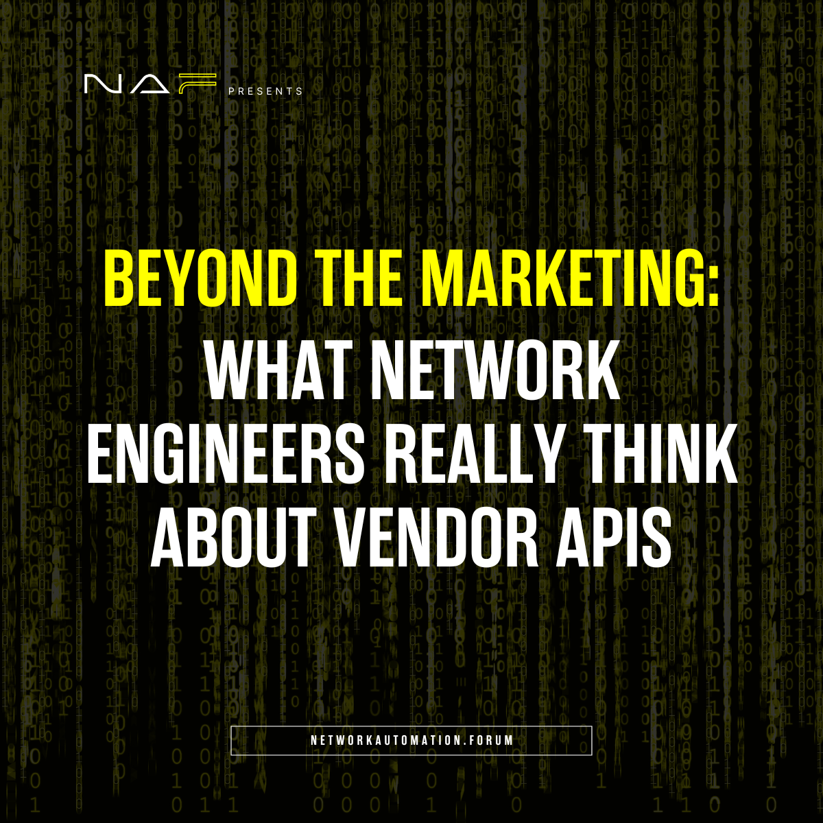Beyond the Marketing: What Network Engineers Really Think About Vendor APIs