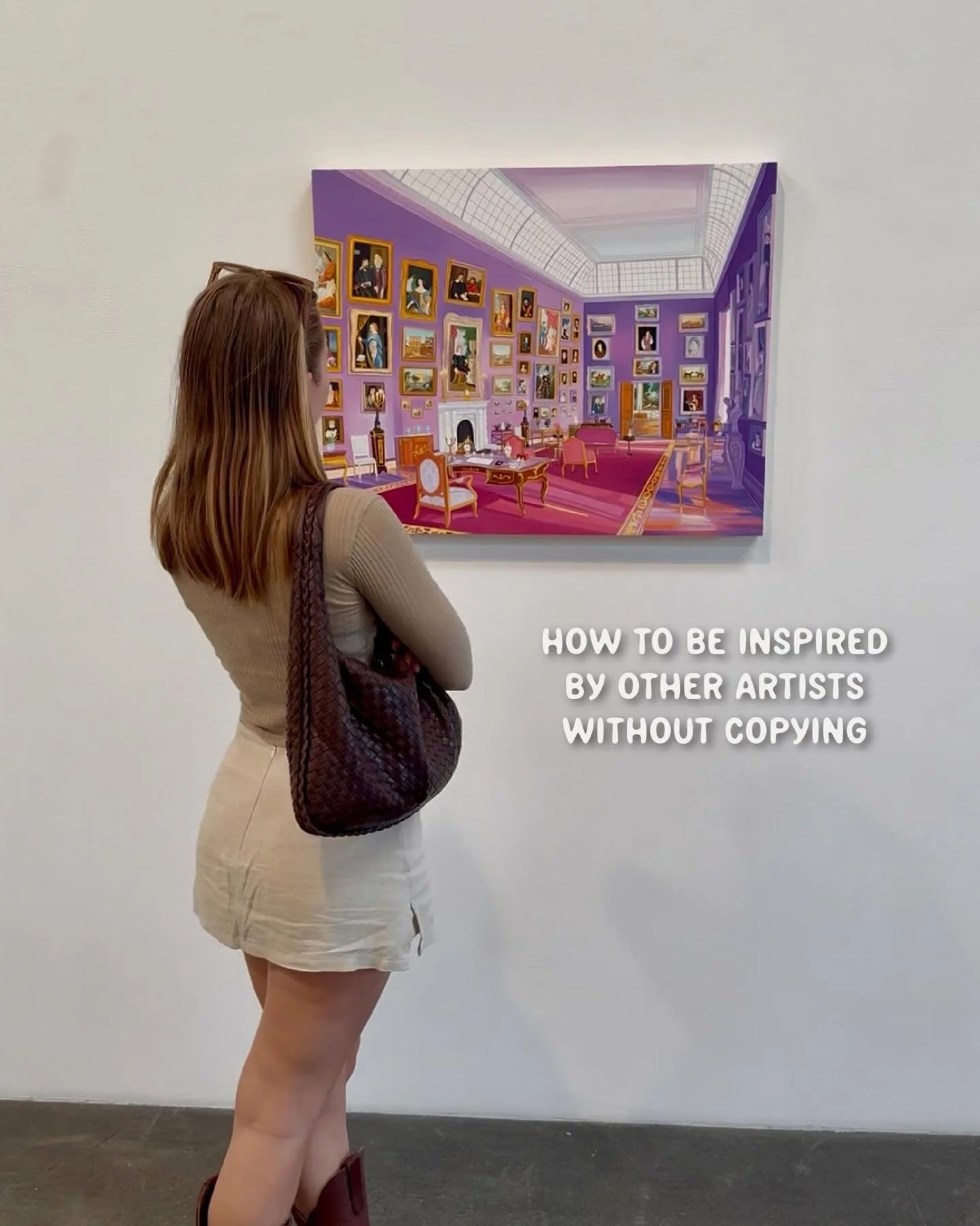 Think of your voice/style as your influences + your unique perspective. The volume and confidence of this voice grows with time 🌱 
 
All photos are from the @gretchen_scherer show at @richardhellergallery : &ldquo;Reading the Rooms&rdquo;