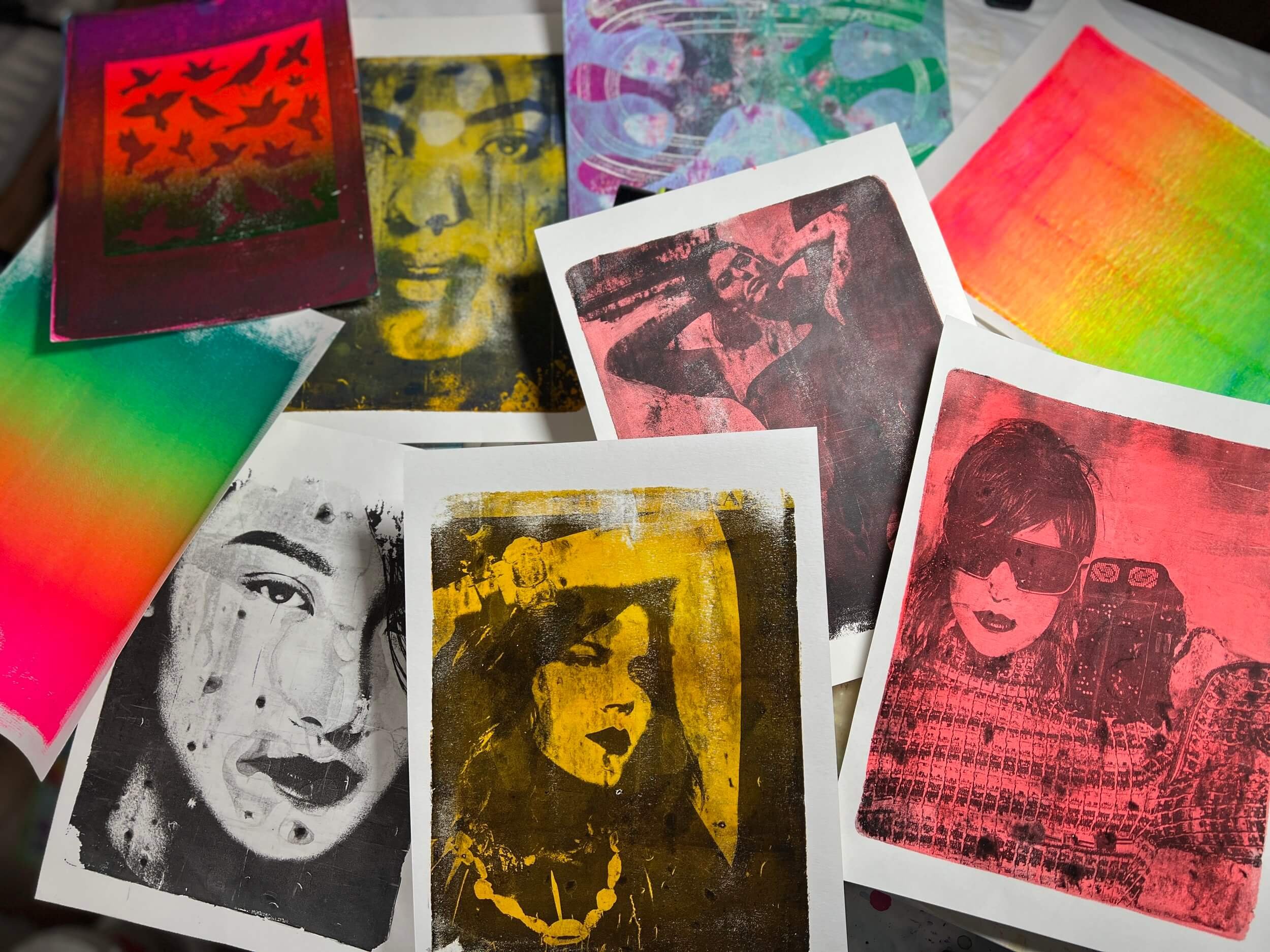 Gel Plates For Printing  Gelli Plate Printmaking — Josie Lewis