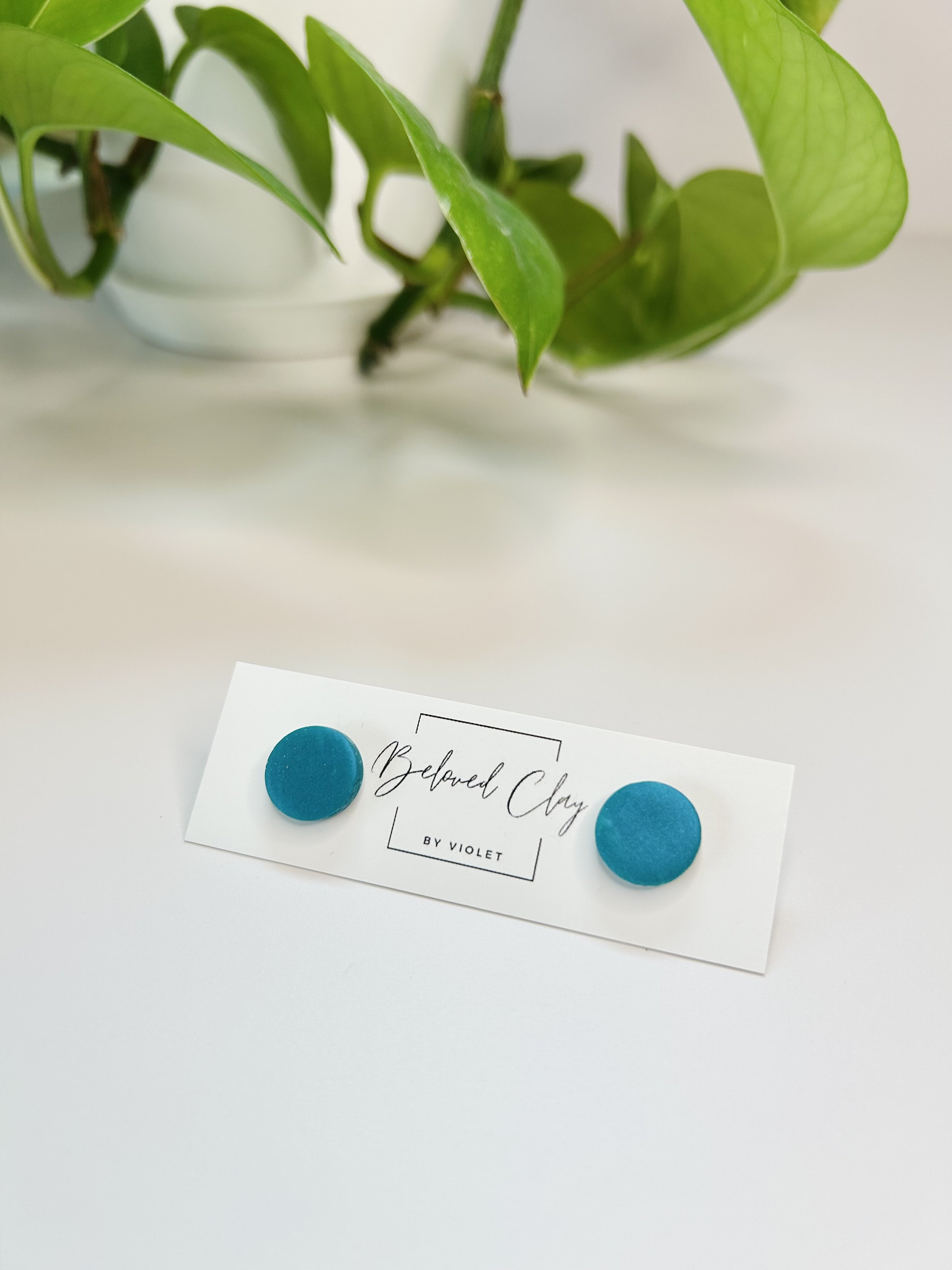Teal Studs