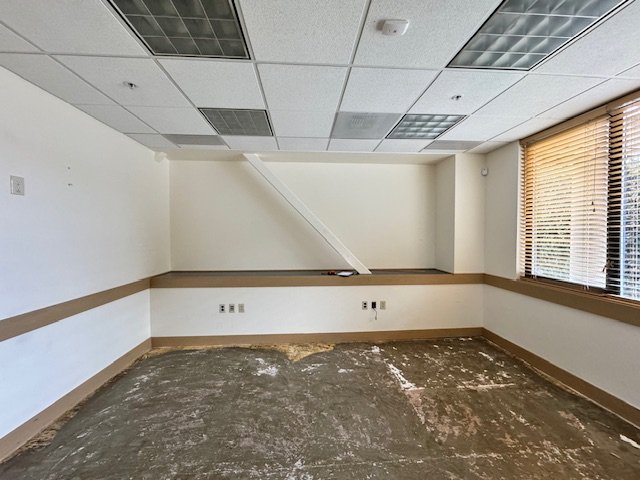 Before-Conference room with slanted column