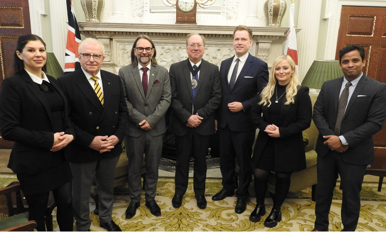 Inaugural WTC Meeting with Lord Mayor Michael Mainelli at the Mansion House, City of London