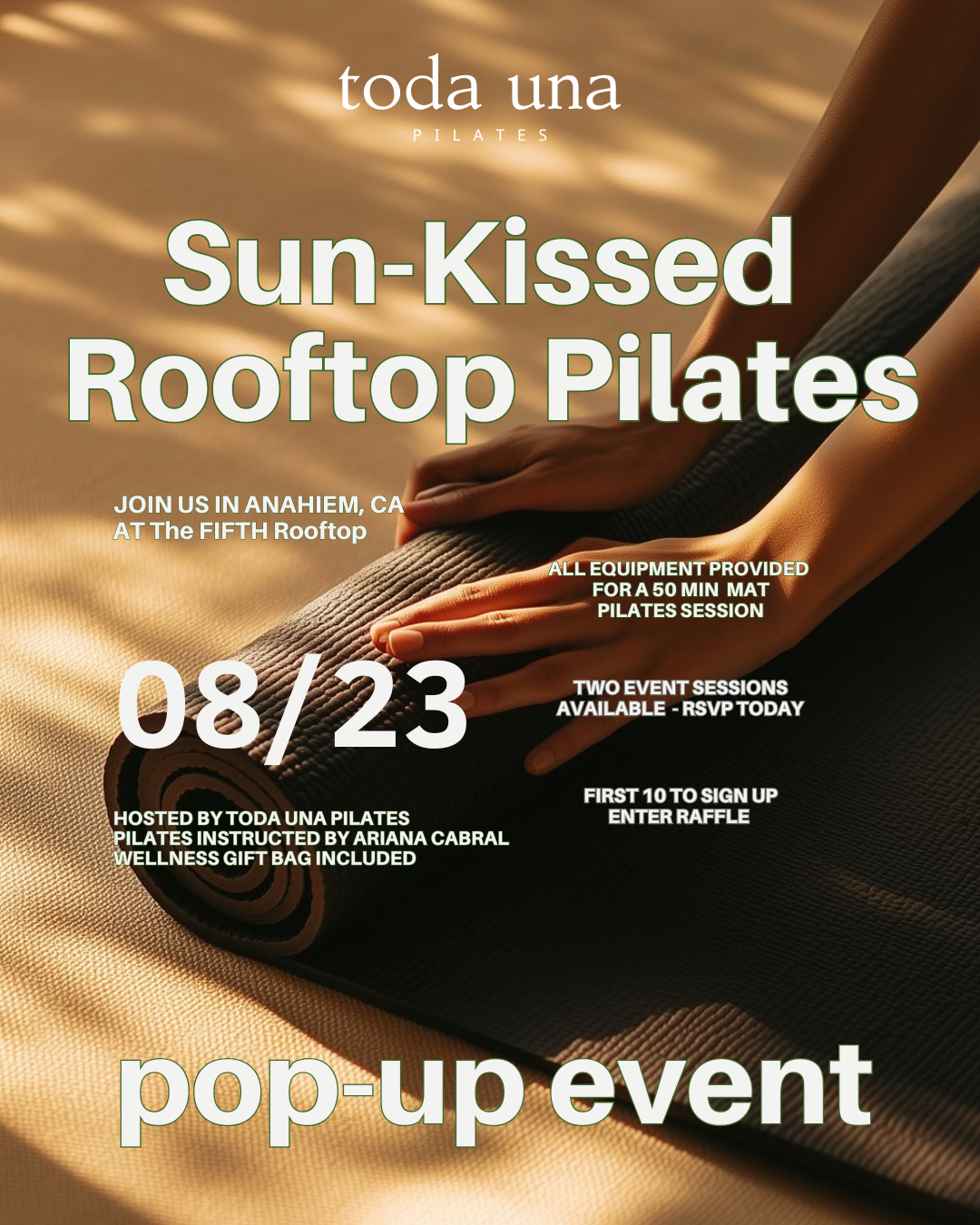 Sun-Kissed Rooftop Pilates At 11:30 am