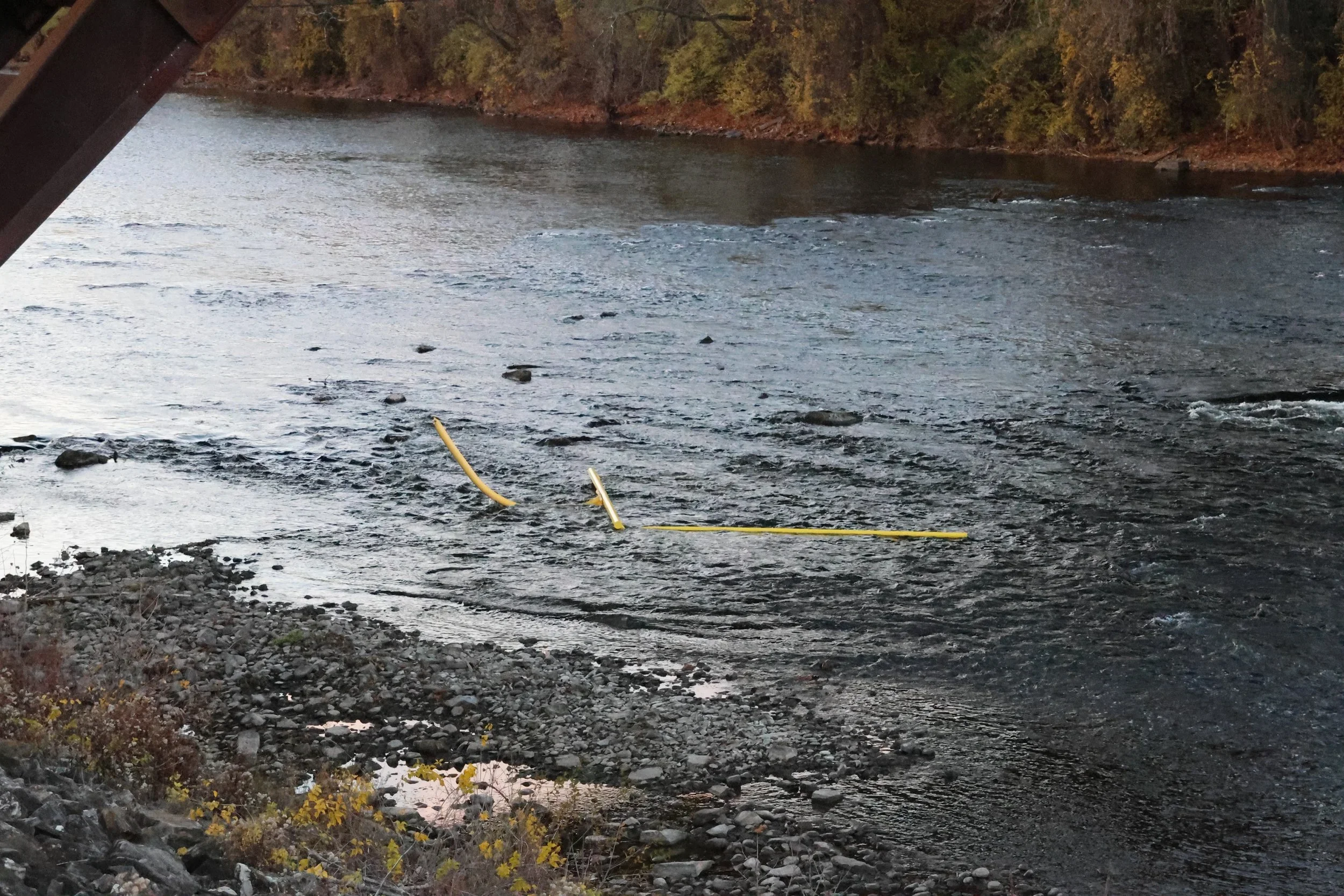 Lehigh vs Lafayette: Students Throw Goalposts in Lehigh River