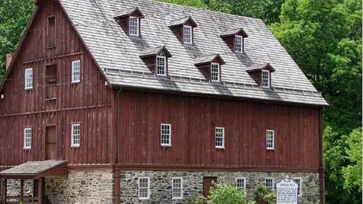 An archival photograph of Jerusalem Mill near Kingsville, one of many mills that operated in Harford County during the heyday of local agriculture. (Baltimore Sun Staff file)