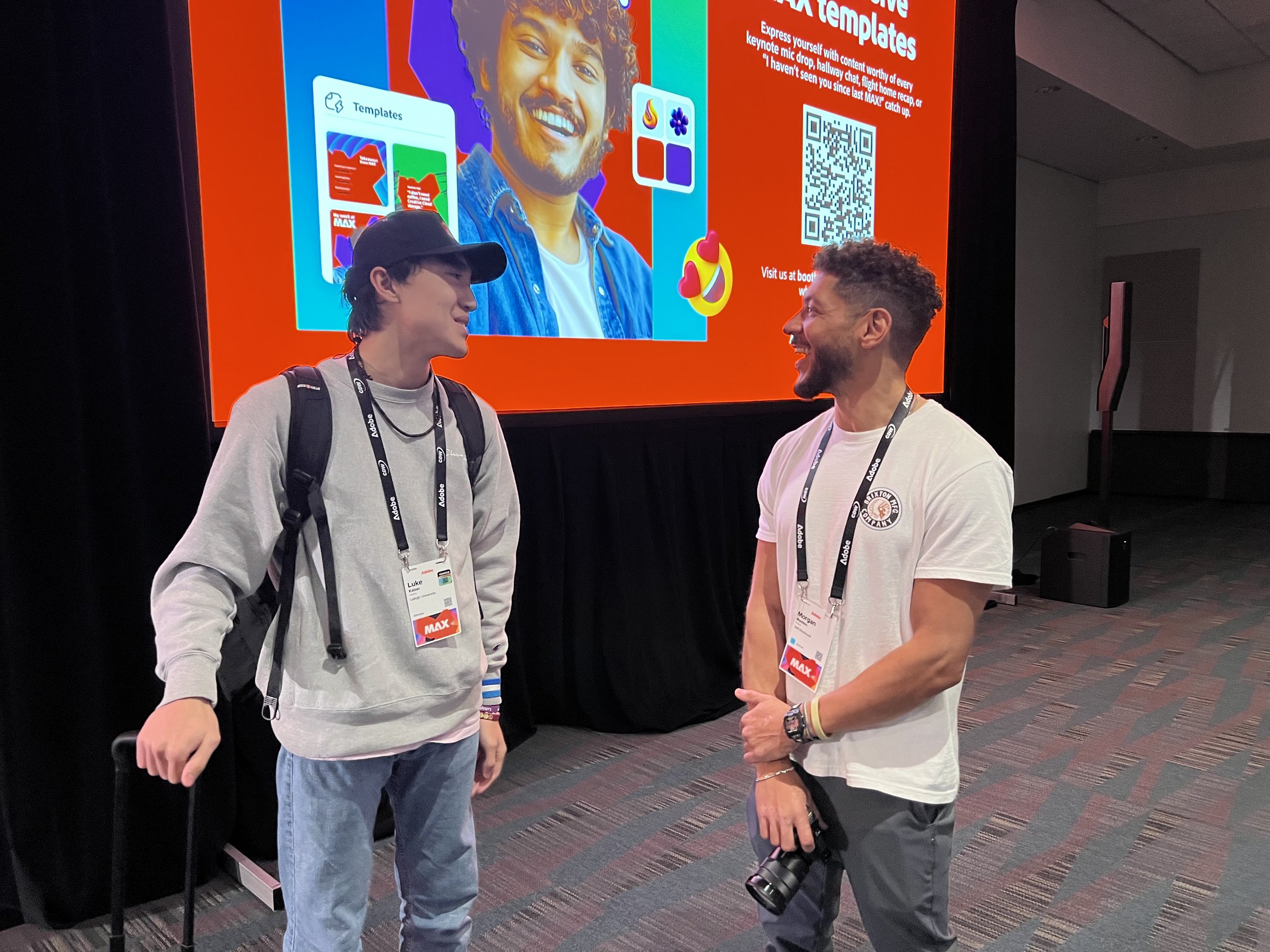 Luke Kaiser & Morgan Madden talk at Adobe Max.