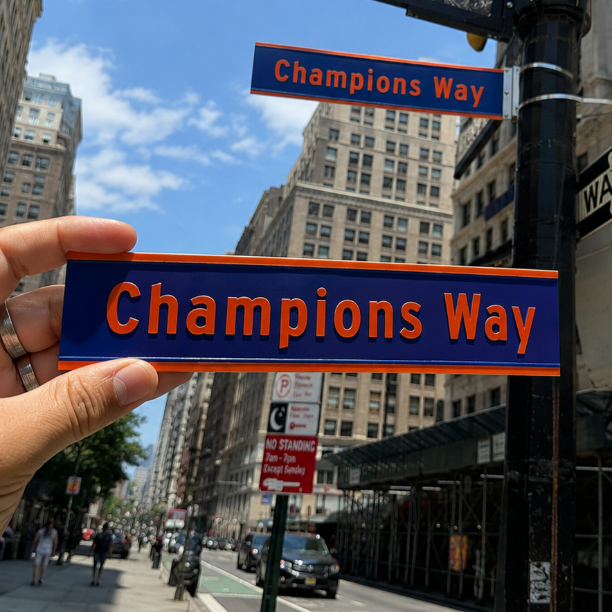 Champions way magnet