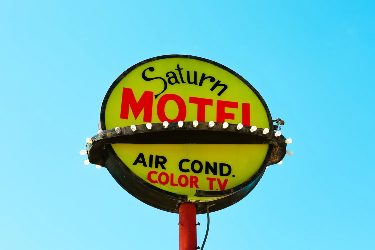 'Saturn Motel' by Luis Aguilera, printed at IMPRESO