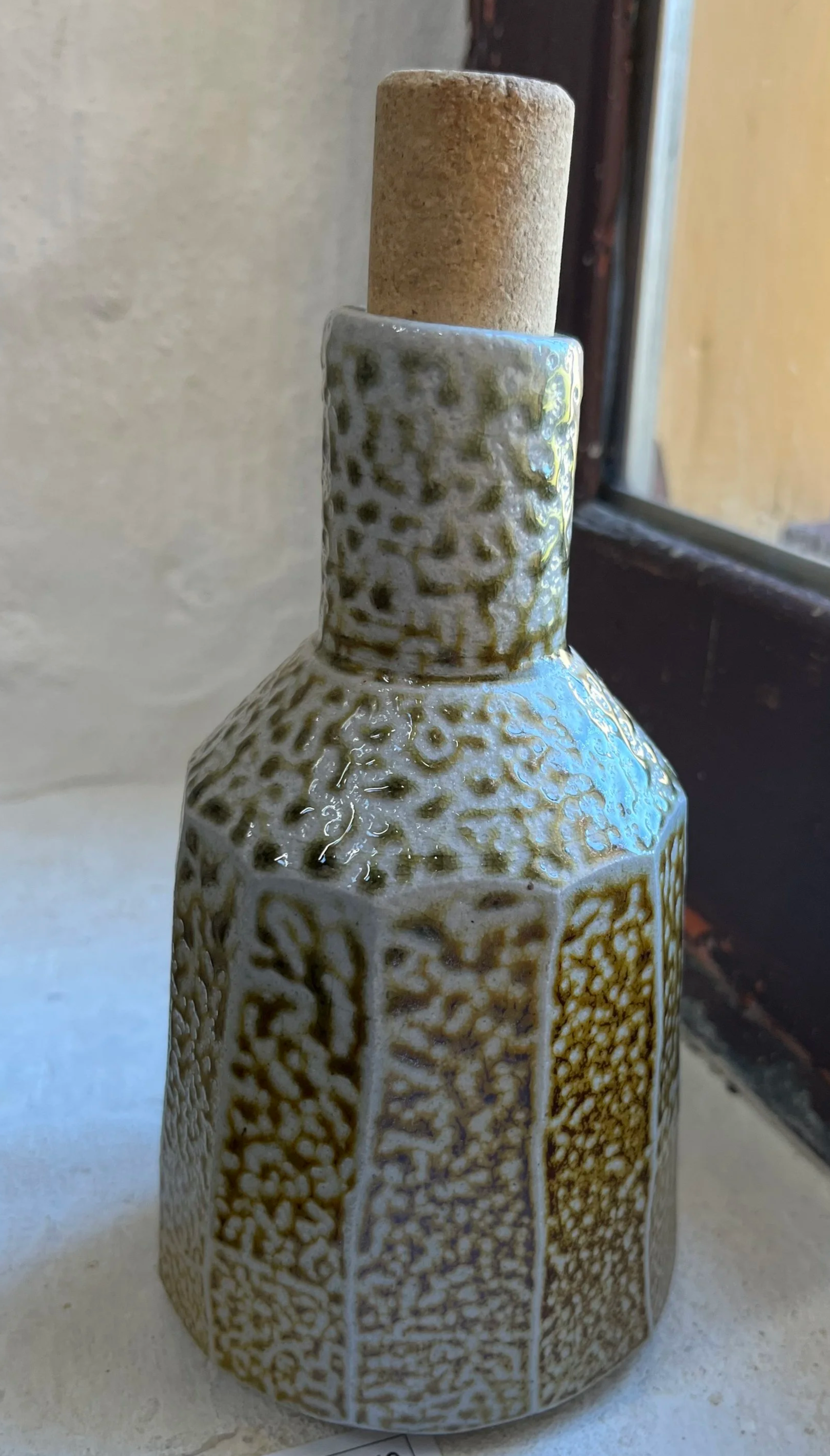 Salt Fired Bottle by Rachel Fall Williams