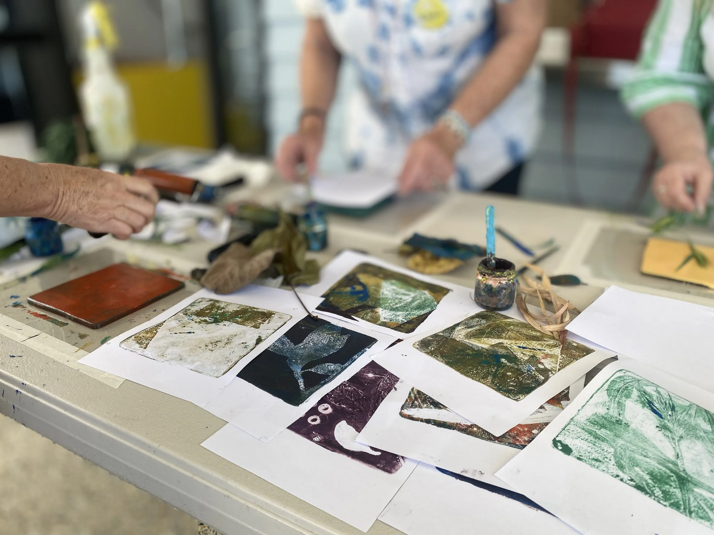 Monoprinting Workshop - Christmas Cards