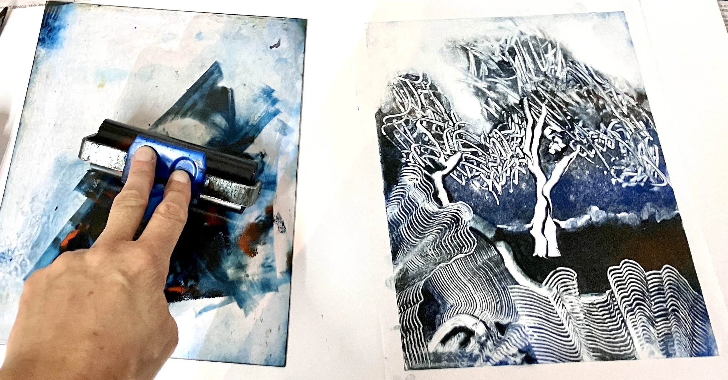 Monotype Printmaking - Textures of the Landscape with Bridget Seaton