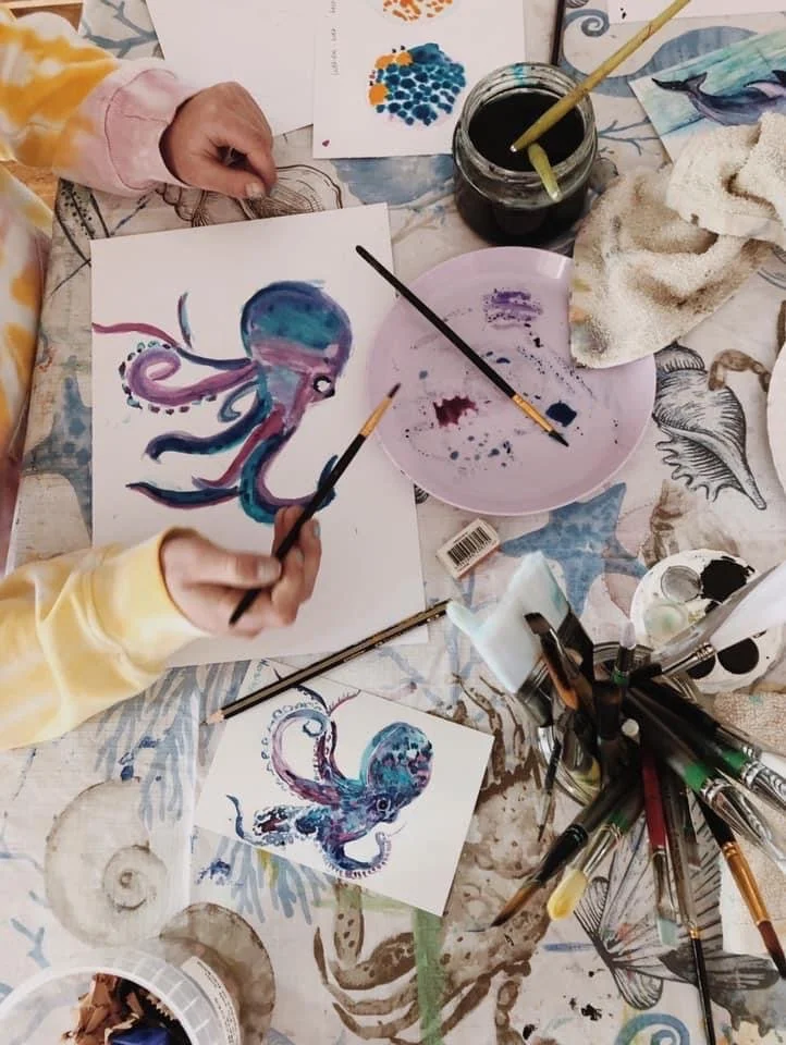 Kids’ Art Workshop (8-12 years) - Sea Life with Watercolours