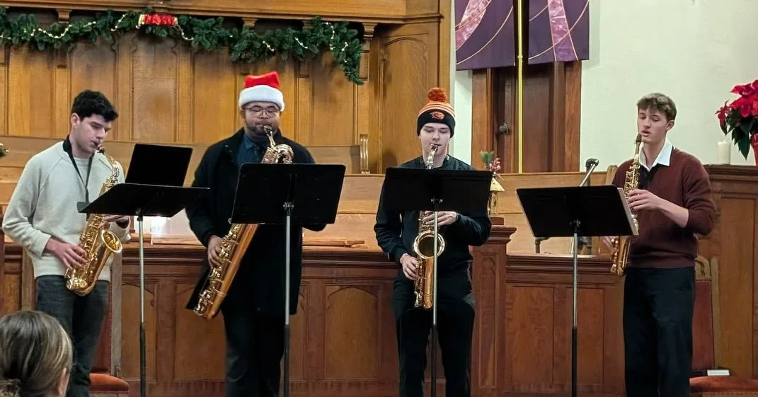 A small group of us had the opportunity to play at the United Presbyterian Church of Albany&rsquo;s Joy of Giving event yesterday. It was a big hit! 

Make sure to come out and see our shows in Oregon City, OR over the weekend of 12/19-12/21