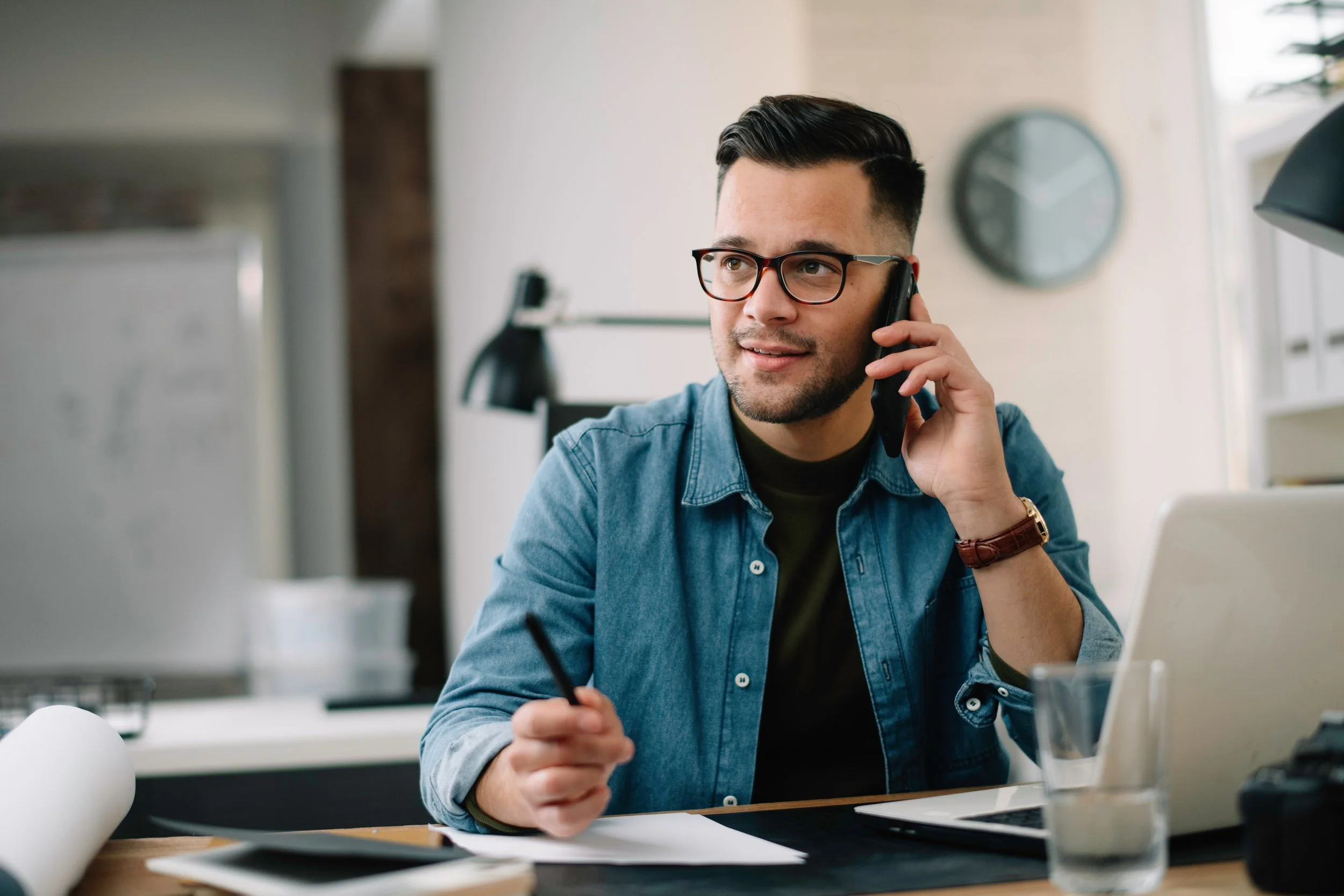 Man on the phone looking for PCP who's accepting patients