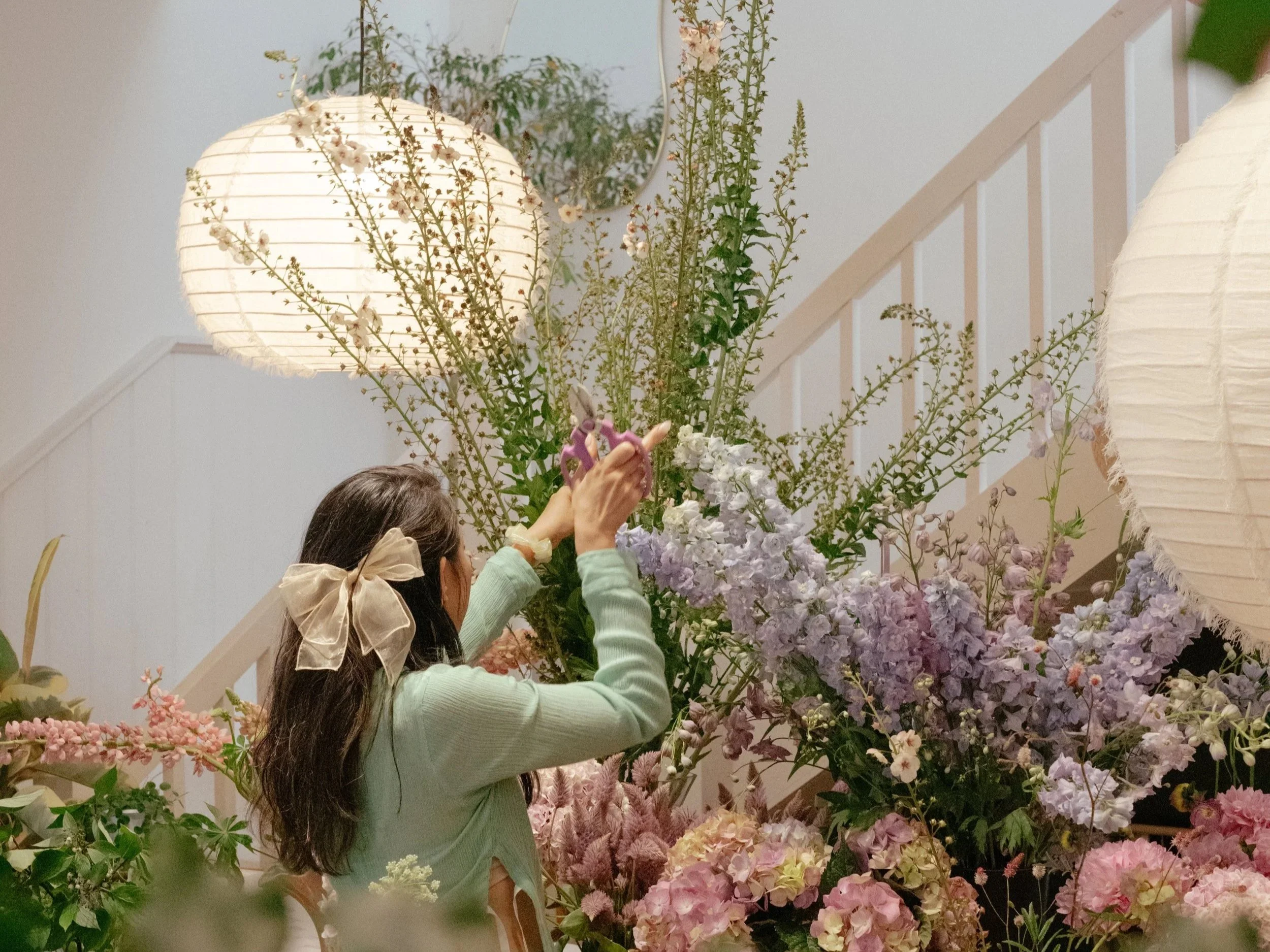 Melbourne florist during workshop