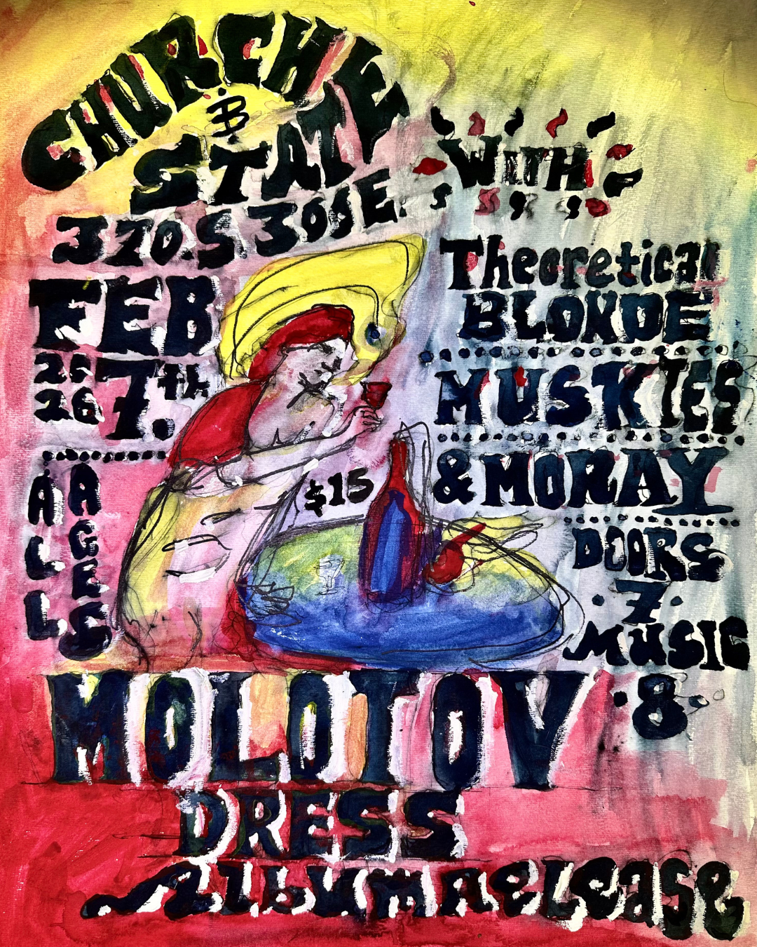 Molotov Dress, Theoretical Blonde, Muskies, and Moray