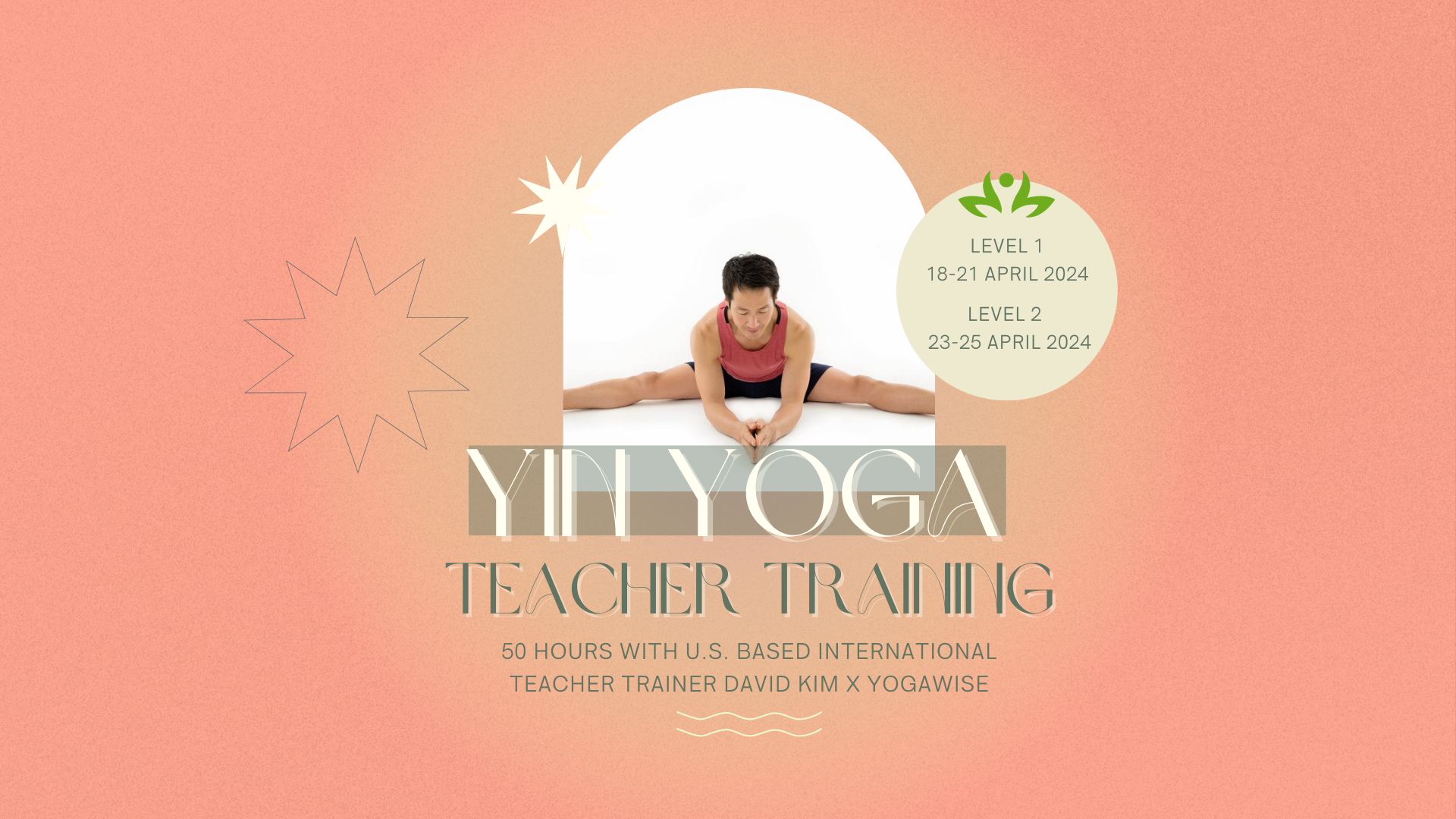 50-HR YIN YOGA TEACHER TRAINING WITH DAVID KIM 2024