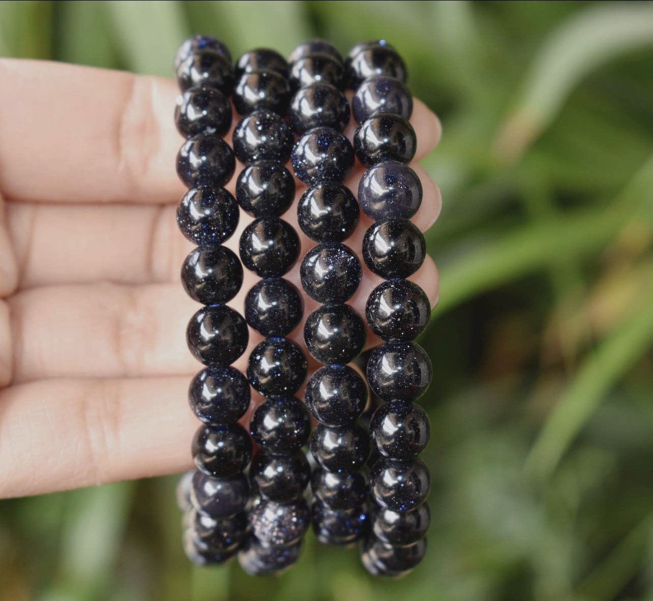 Blue Sandstone Bracelet