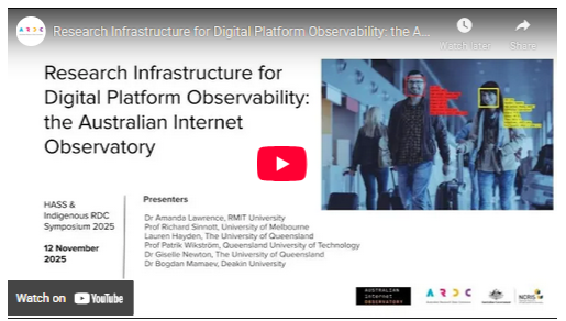  AIO Presentations at the HASS and Indigenous Research Data Commons Symposium 2025 now available