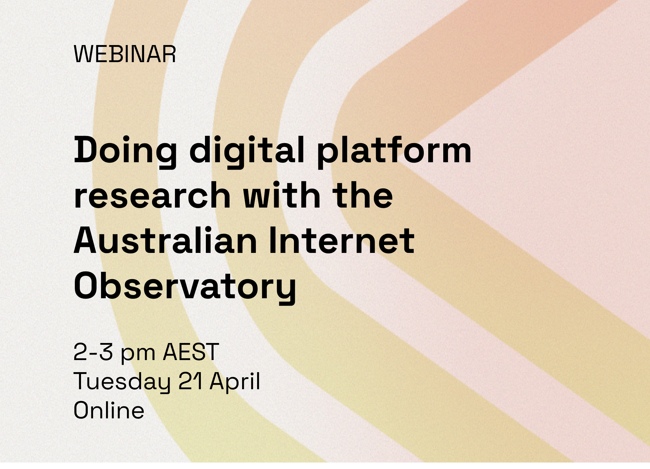 Webinar: Doing Digital Platform Research with AIO