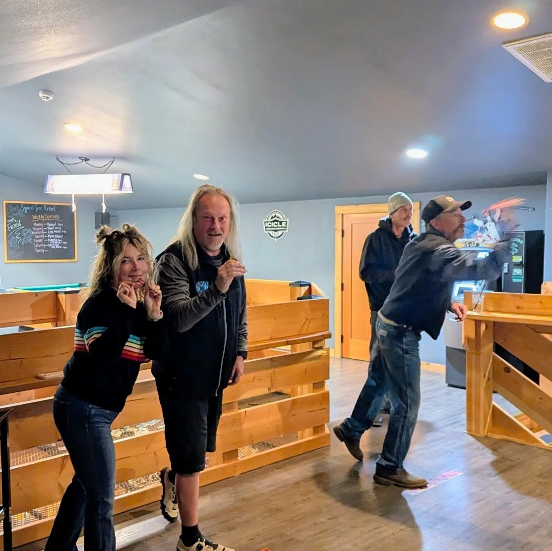 🎯 Wednesday Night Darts @ The Squirrel Tree Resort
Weekly competitions start at 6 PM!
Winner takes the purse 💰 &mdash; runner-up scores Squirrel Bucks 🐿️

Bring your best aim and your game face &mdash; it&rsquo;s all fun until someone hits a tripl
