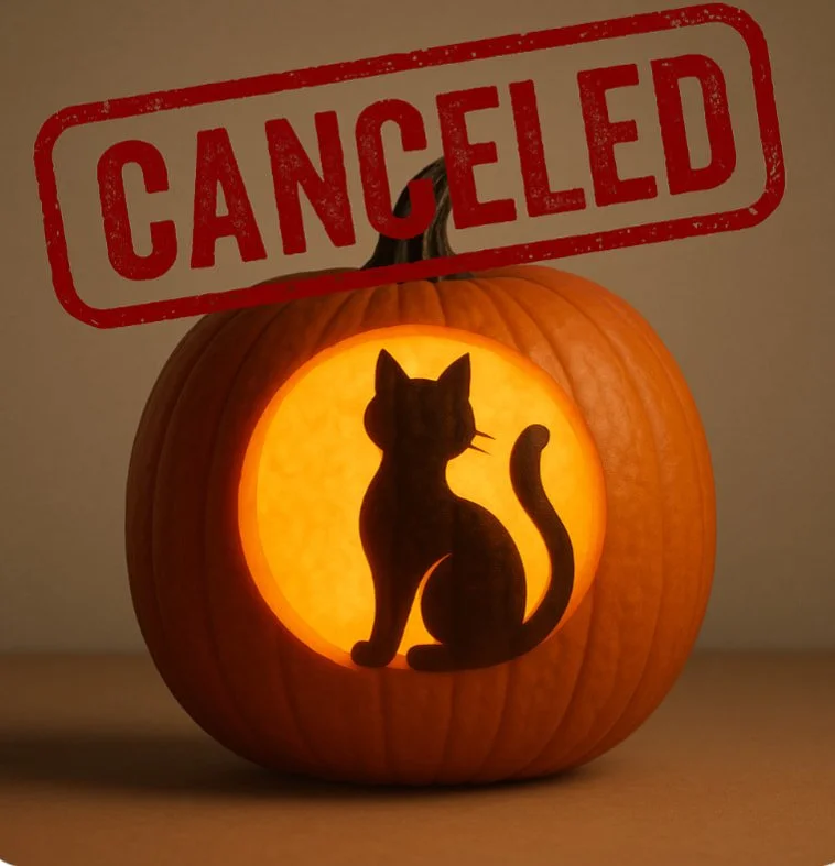🎃 WEATHER UPDATE: Pumpkin Carving & Costume Contest — CANCELED 🌧️
Mother Nature called an audible for today (Saturday, Oct 25), so we’re pressing pause on the contest. BUT… swing by THE Squirrel Tree Resort and grab your FRE