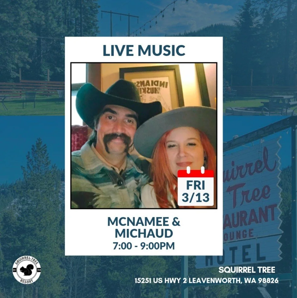 🎶 Live Music + Dinner Specials This Weekend at the Squirrel Tree Resort! 🍽️
Make it a night out with great food and live music both nights:
Friday:
🎤 Erin McNamee &amp; Zach Michaud
🥩 Dinner Special: Prime Rib
Saturday:
🎶 Wendy McDowell
🦞🥩 Din