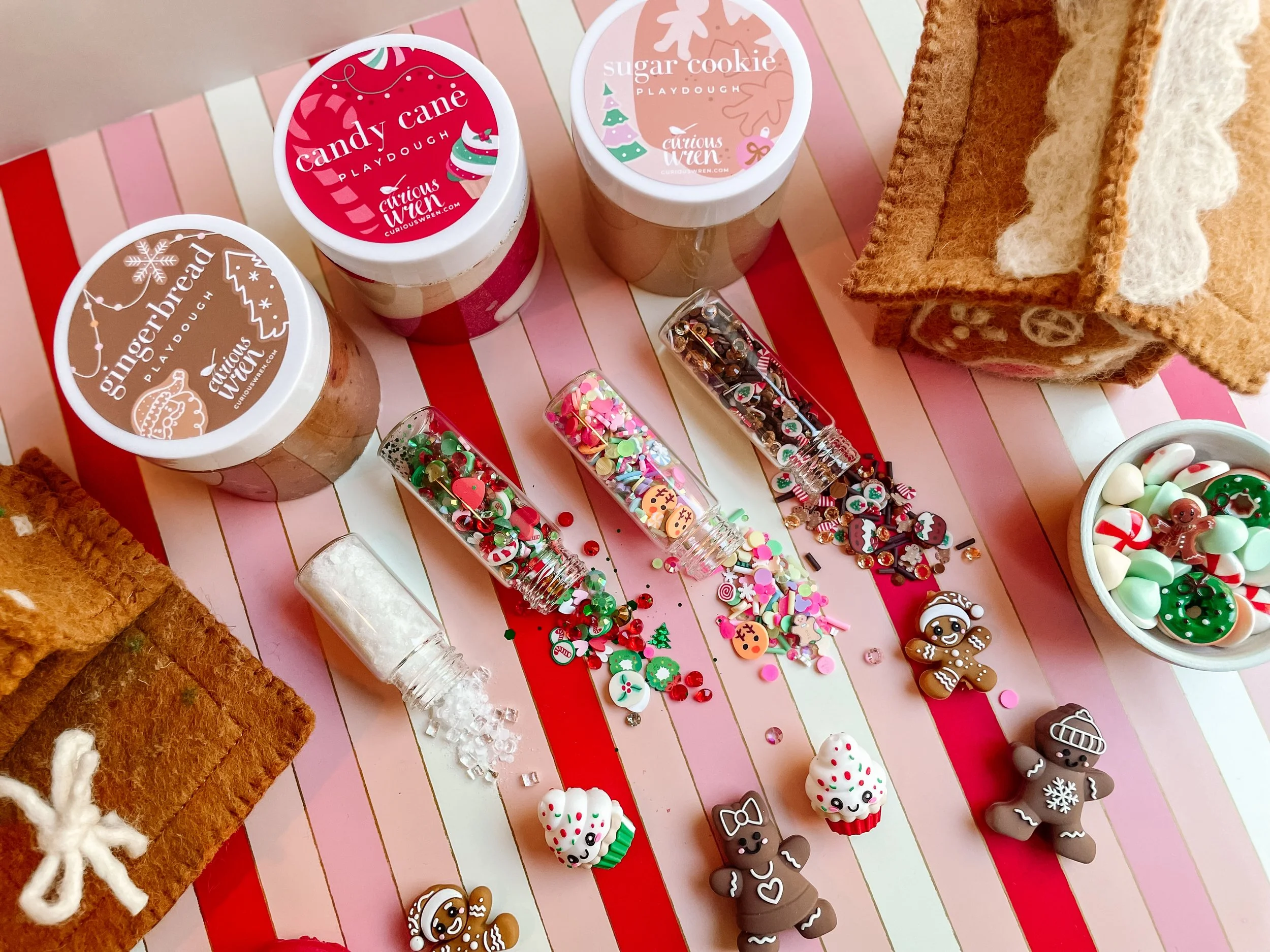 christmas sweets baking playdough kit