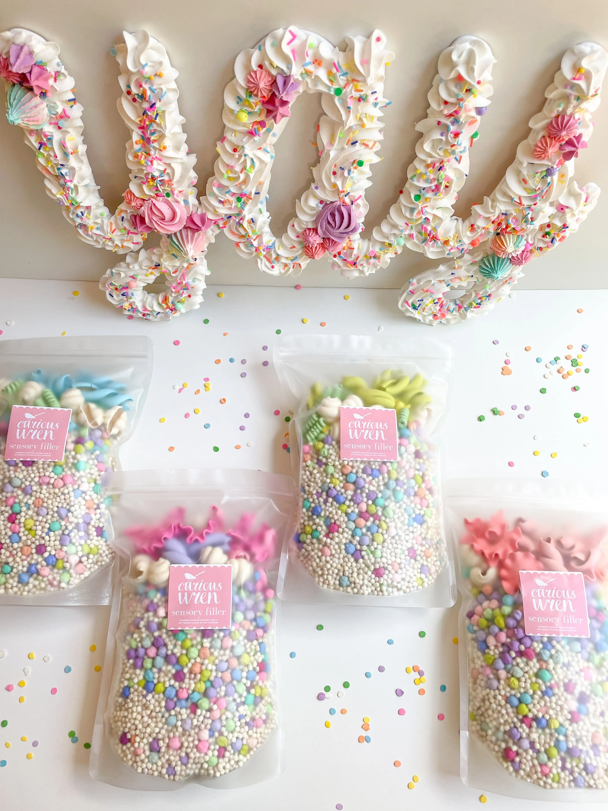 SNEAK PEEK • birthday cake sensory filler