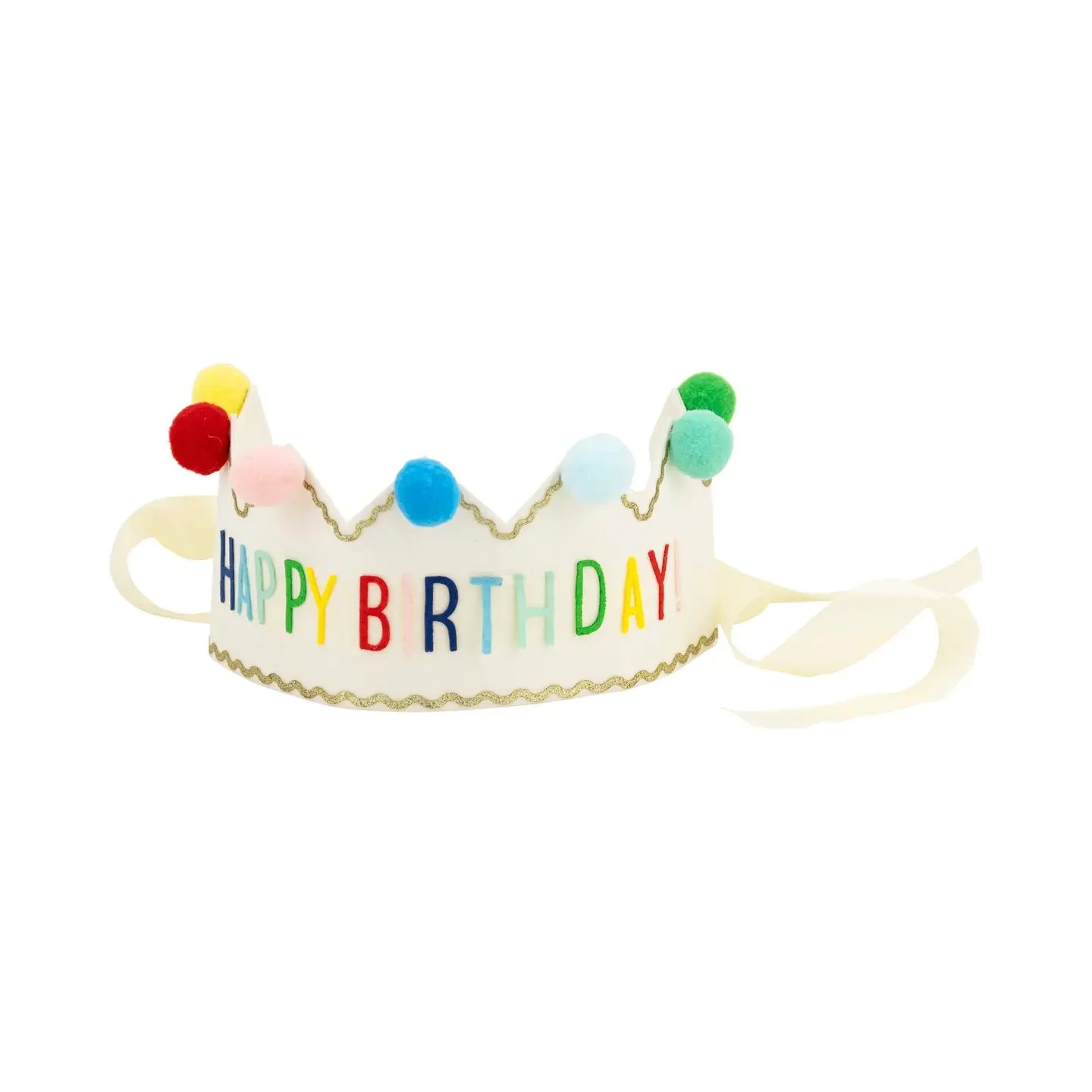 birthday felt crown