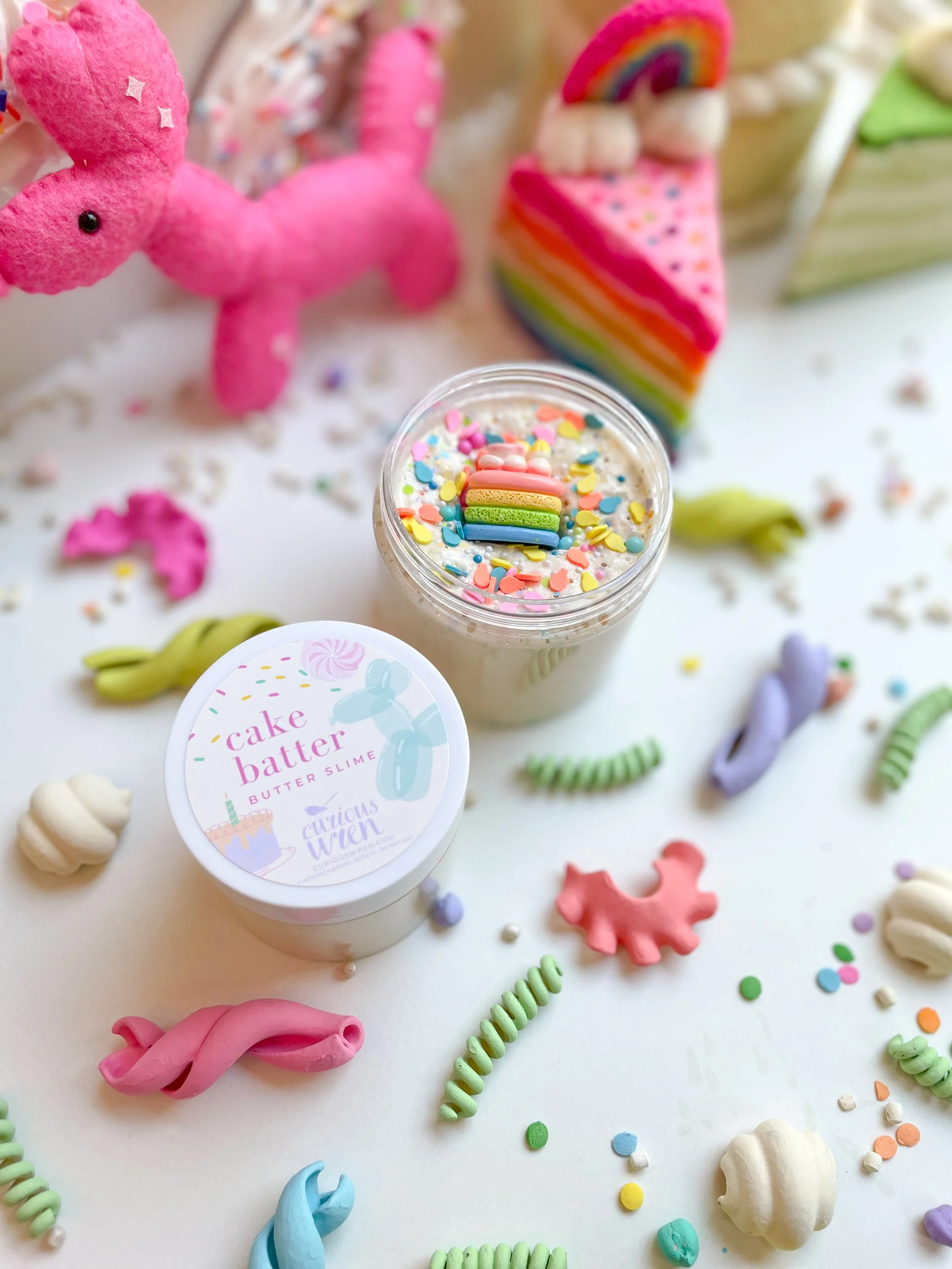 cake batter butter cloud slime