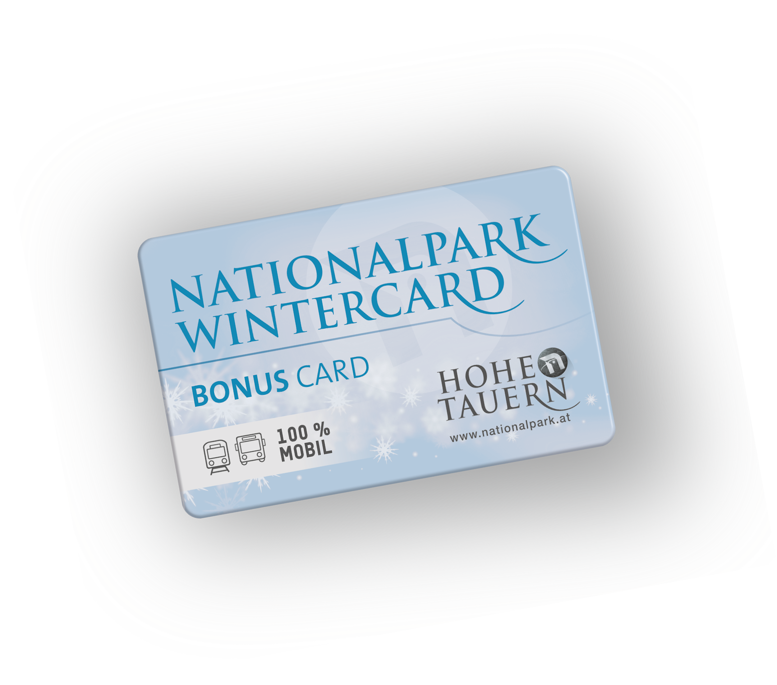 Nationalpark WinterCard Bonus Card Hohe Tauern – kostenlose Mobilität mit Bus und Bahn im Winterurlaub in den Alpen
