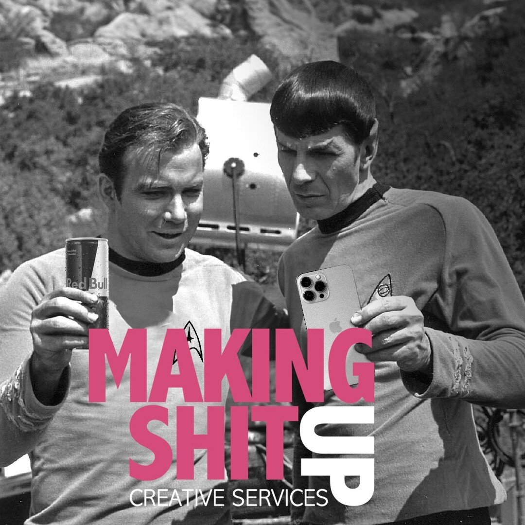 William Shatner and Leonard Nimoy scroll through their new Instagram feed featuring Star Trek-inspired desserts. (Try the Trifles with Tribbles!) Content written and designed by Making Shit Up (AKA Andrea Levin). Get your brand noticed &mdash; from c
