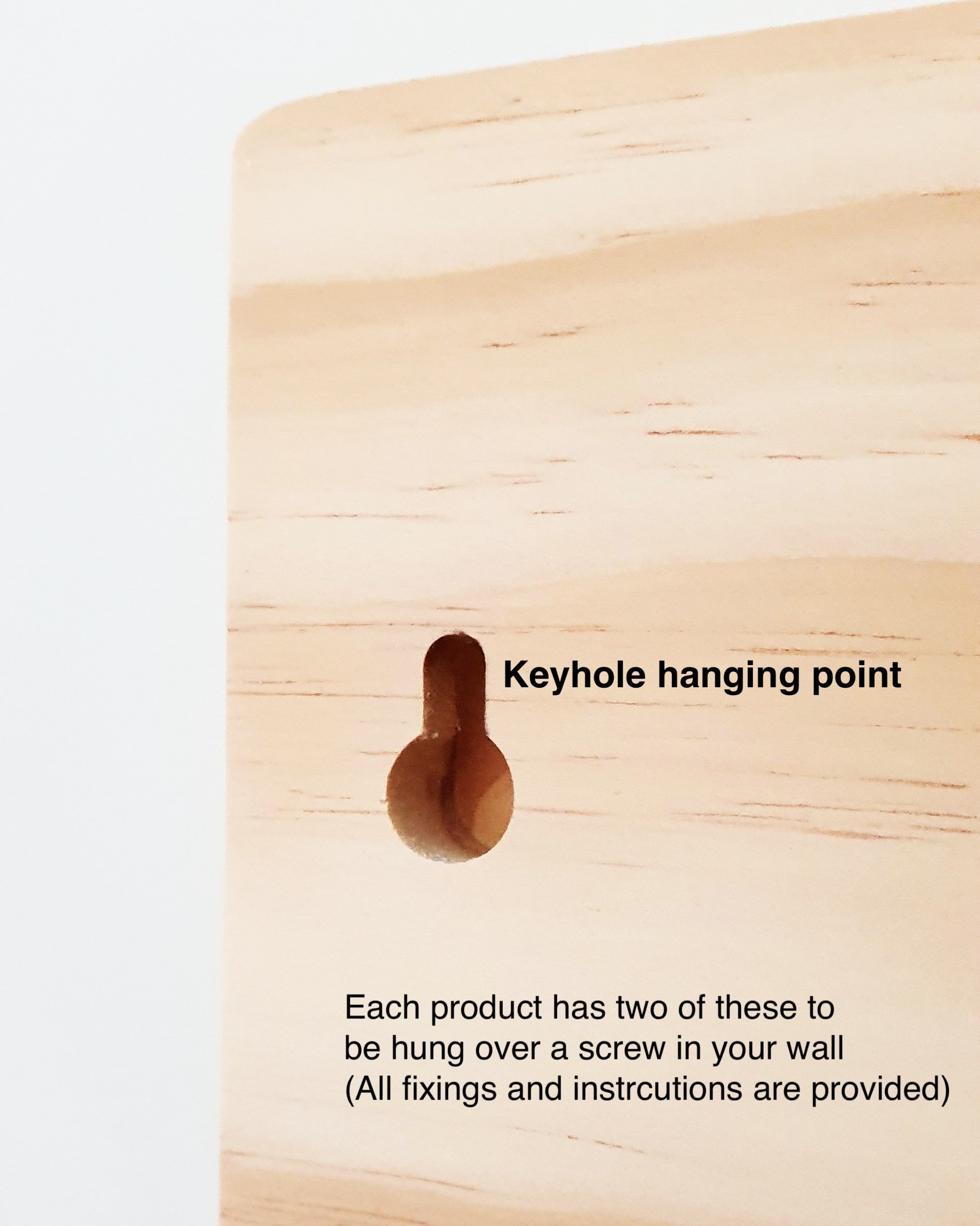JACK Pine Organiser with multiple lengths and easy mounting.