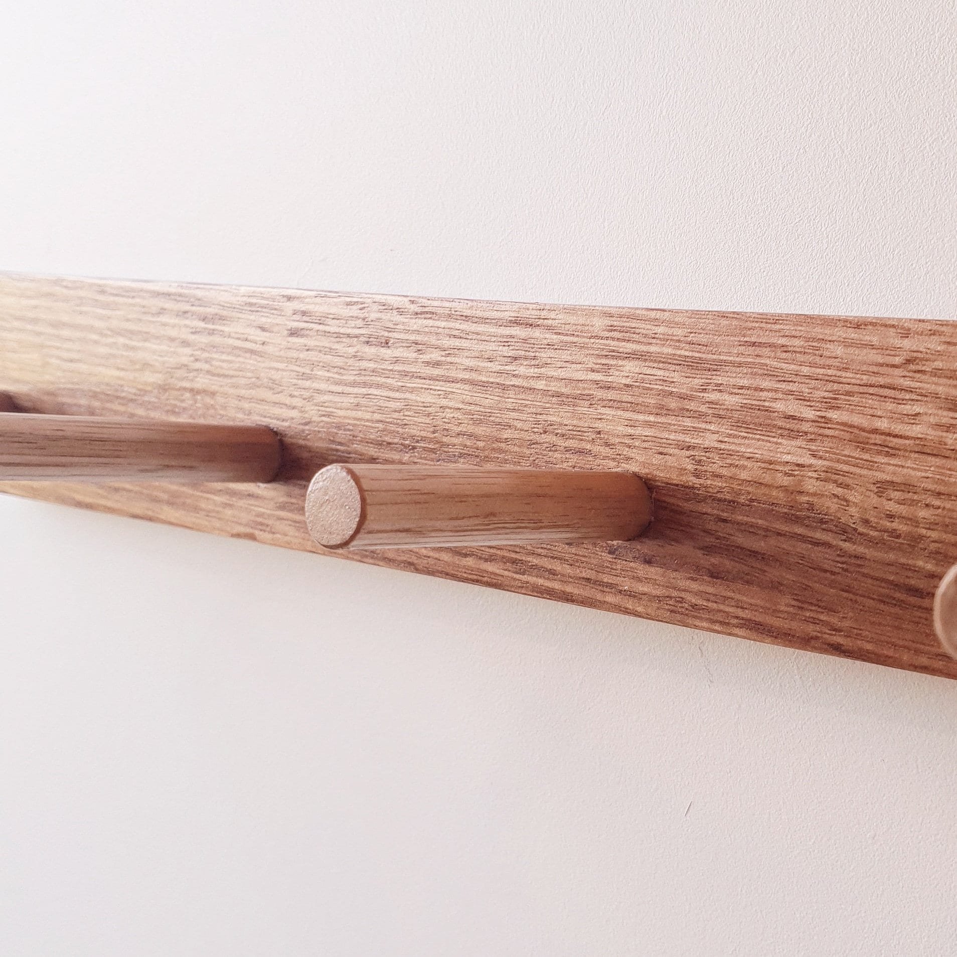 DARCY Wooden Peg Rail: Stylish, functional, holds 20kgs.